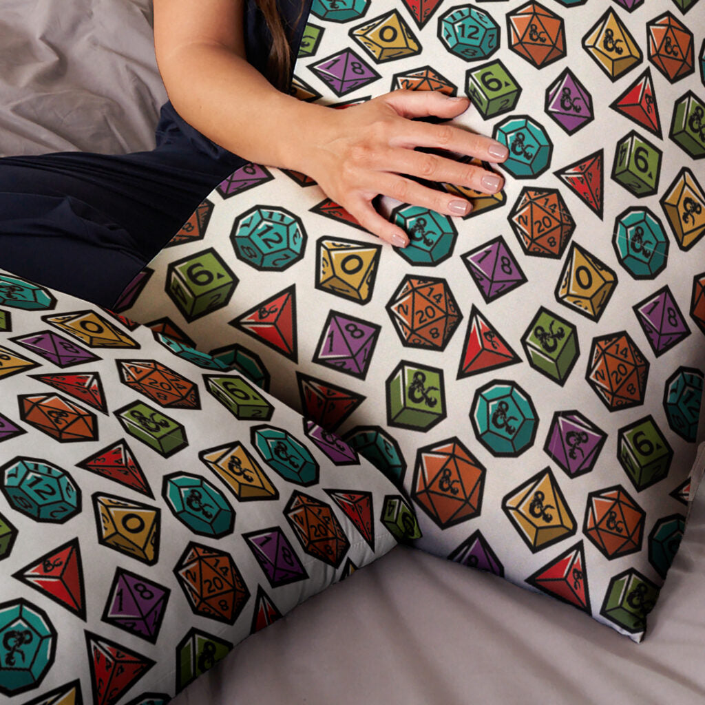 Dungeons & Dragons Roll the Dice 2 Pack Pillowcase Set