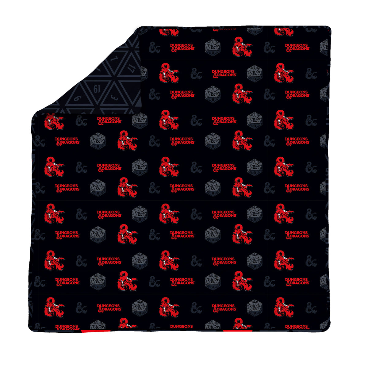 Dungeons & Dragons Nat D20 Full/Queen Quilted Blanket 90×90 inches