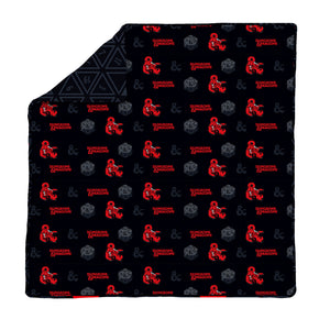 Dungeons & Dragons Nat D20 Full/Queen Quilted Blanket 90×90 inches