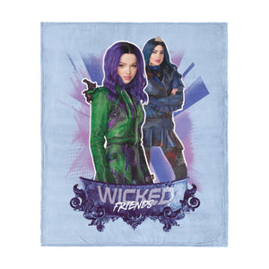 Disney Descendants 3 Wicked Friends Silk Touch Throw Blanket 50x60 inches