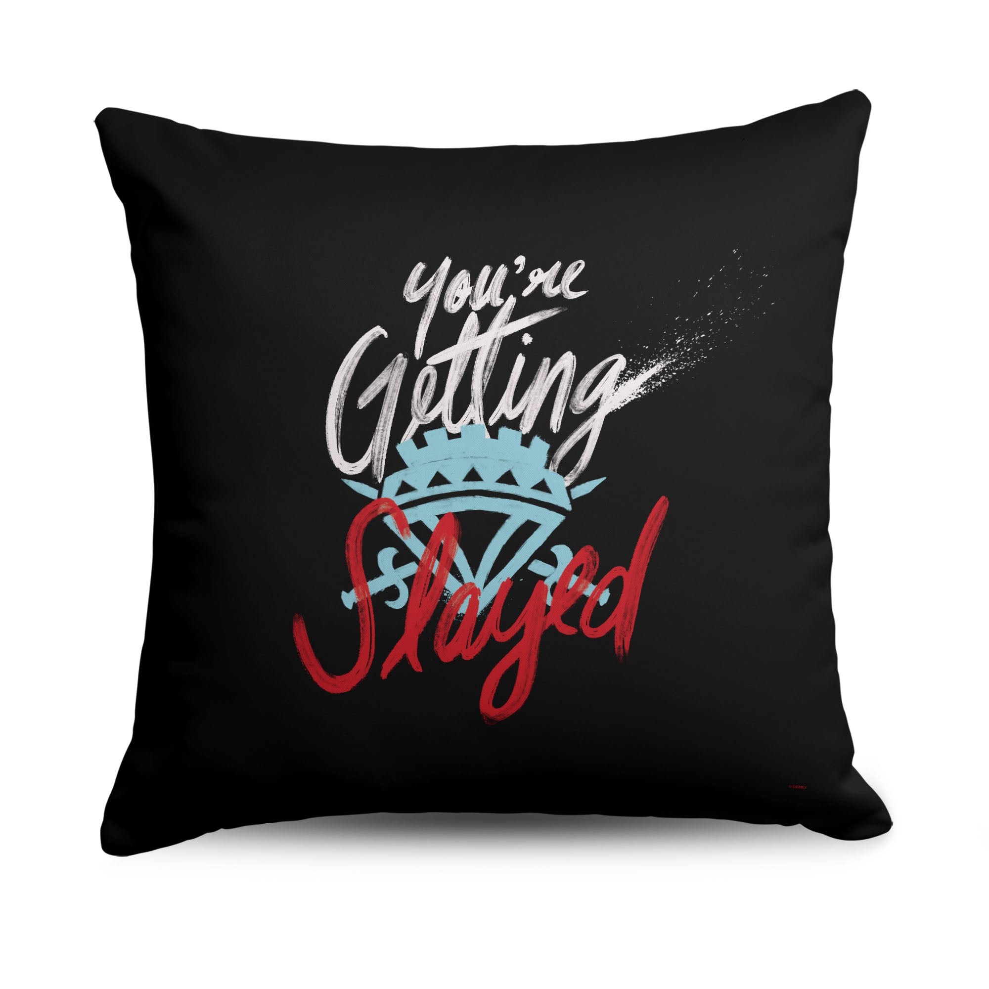 Disney Descendants Getting Slayed Throw Pillow 18x18 Inches