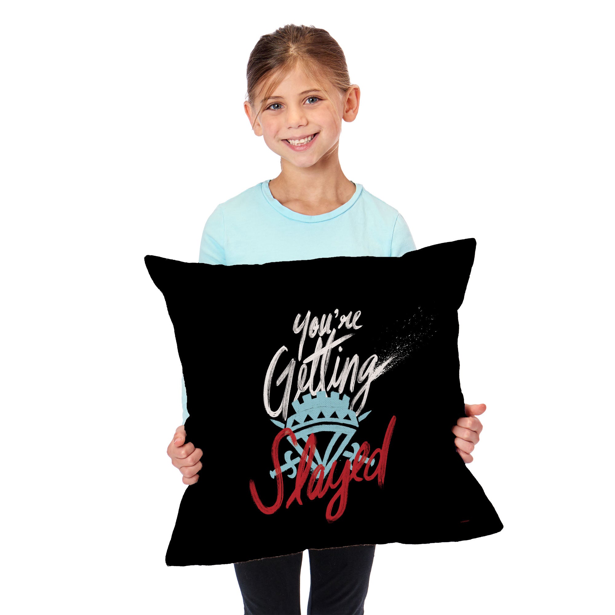 Disney Descendants Getting Slayed Throw Pillow 18x18 Inches