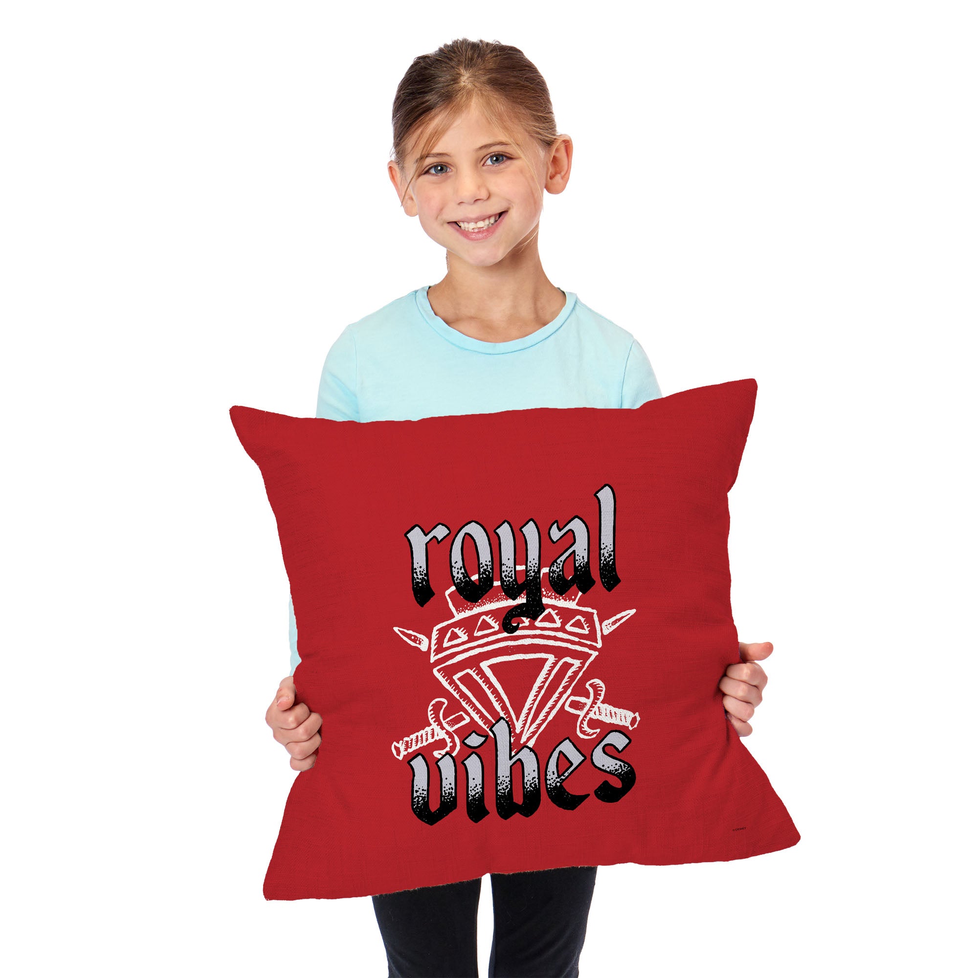 Disney Descendants 4 Royal Vibes Throw Pillow 18x18 Inches