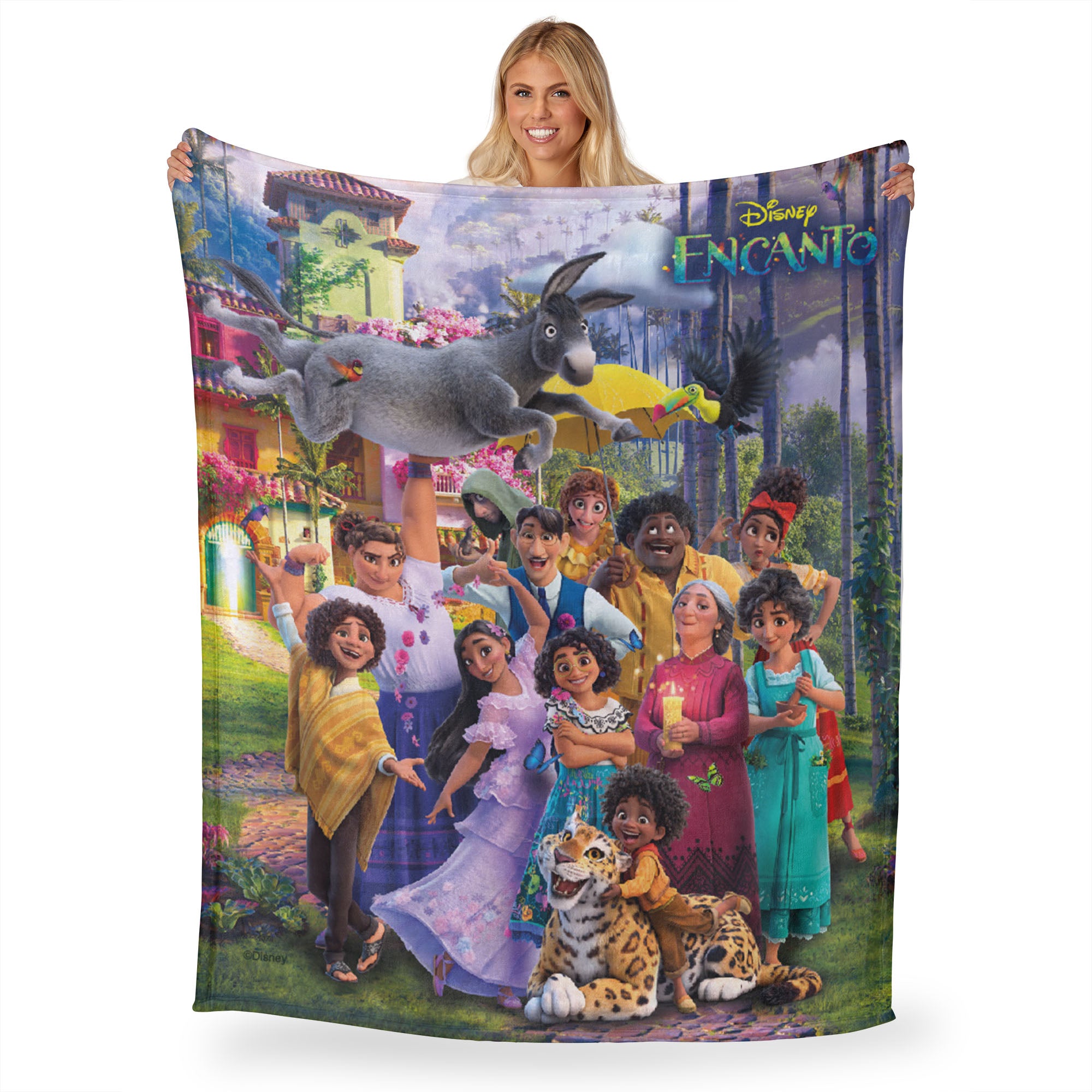 Disney Encanto Large Familia Silk Touch Throw Blanket 50x60 Inches