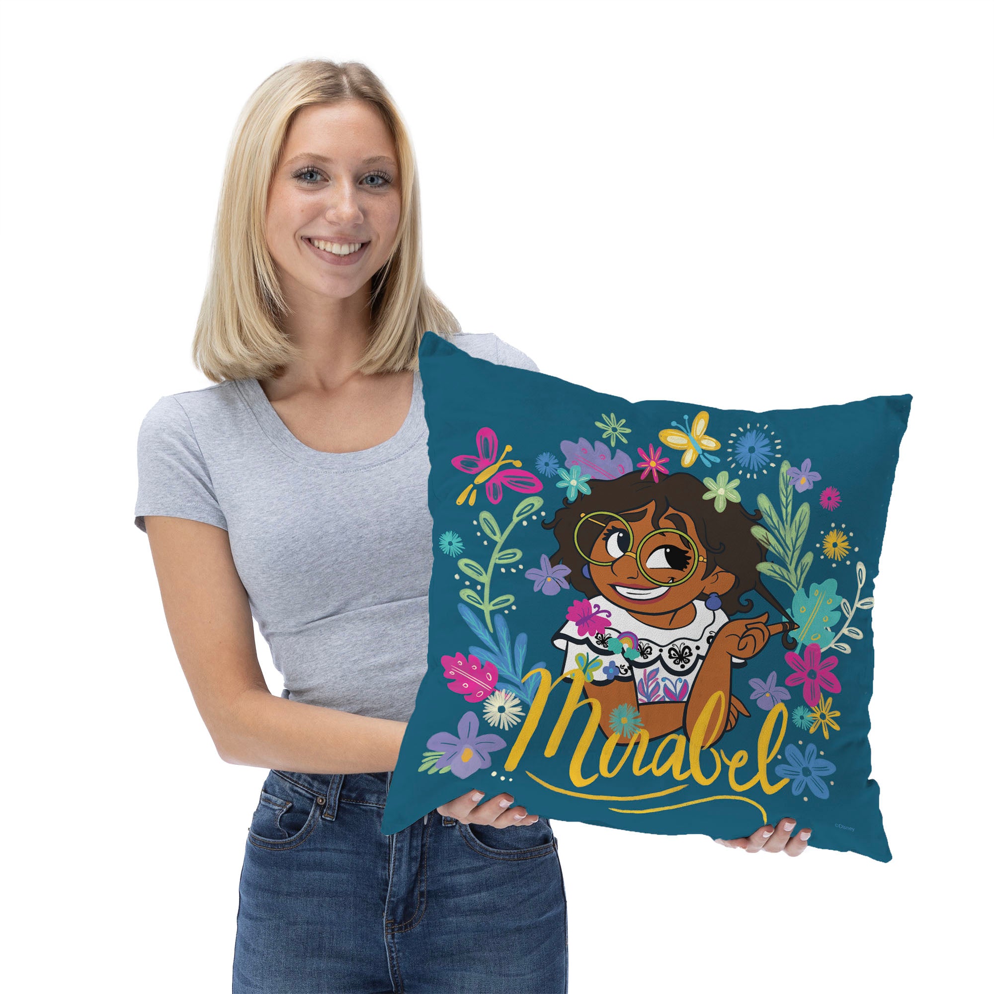 Disney Encanto Mirabel Throw Pillow 18x18 Inches