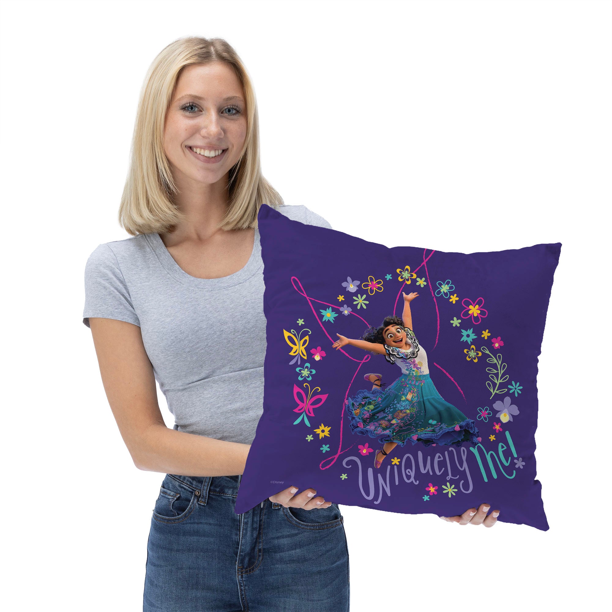 Disney Encanto Uniquely Me Throw Pillow 18x18 Inches