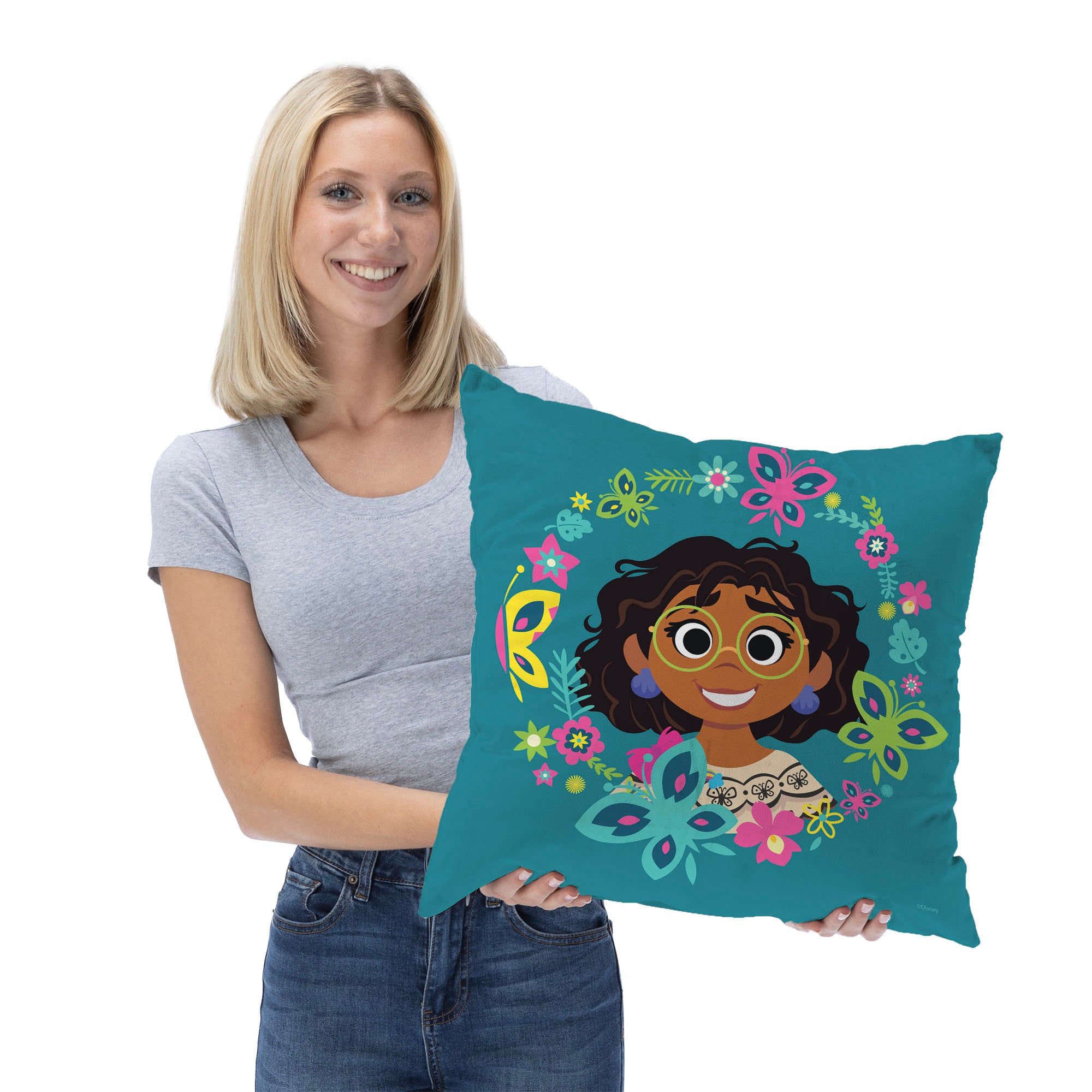 Disney Encanto What About Mirabel Throw Pillow 18x18 Inches