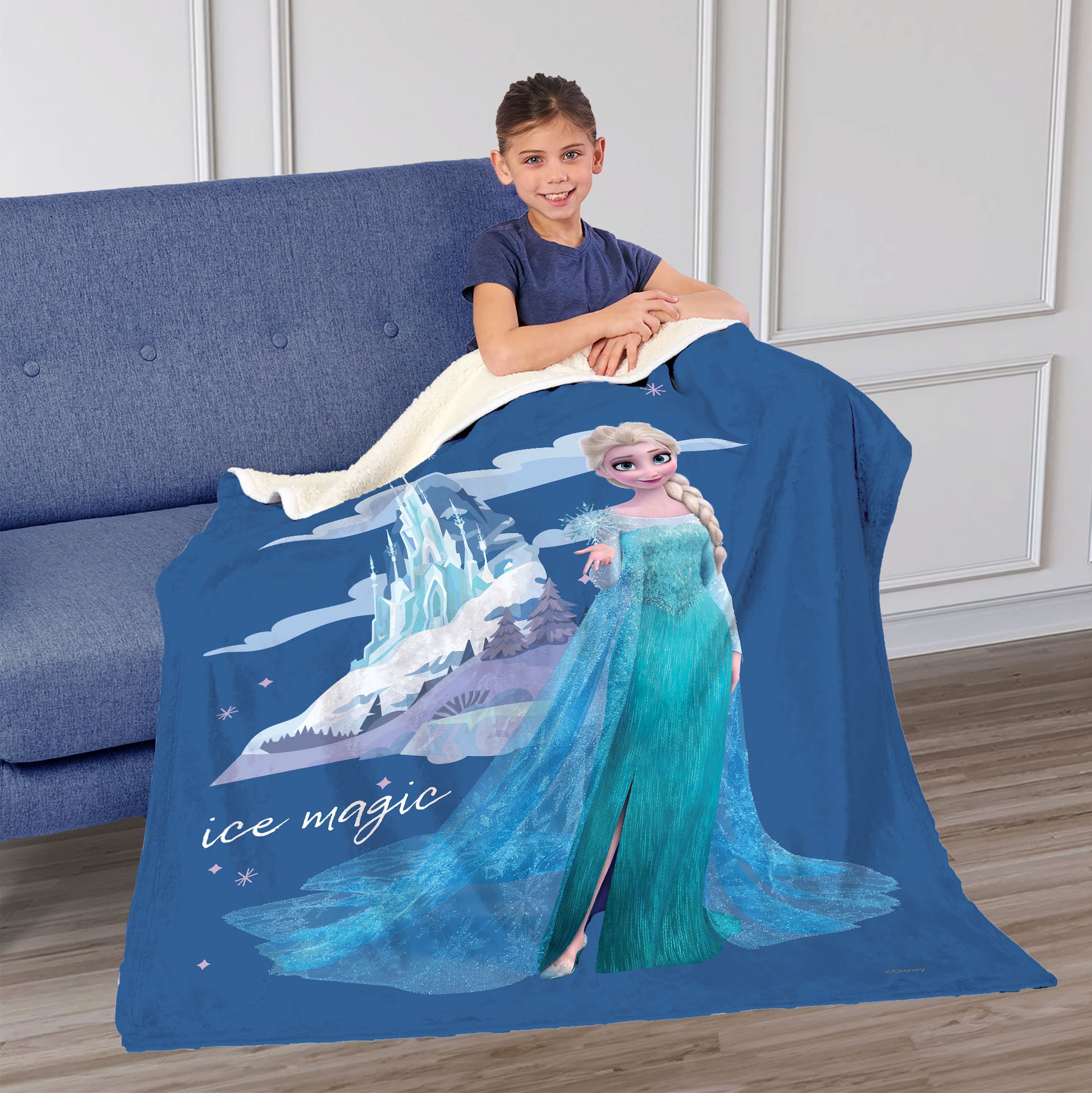 Fleece Throw Frozen Soft Blanket Frozen Official Disney Fleece