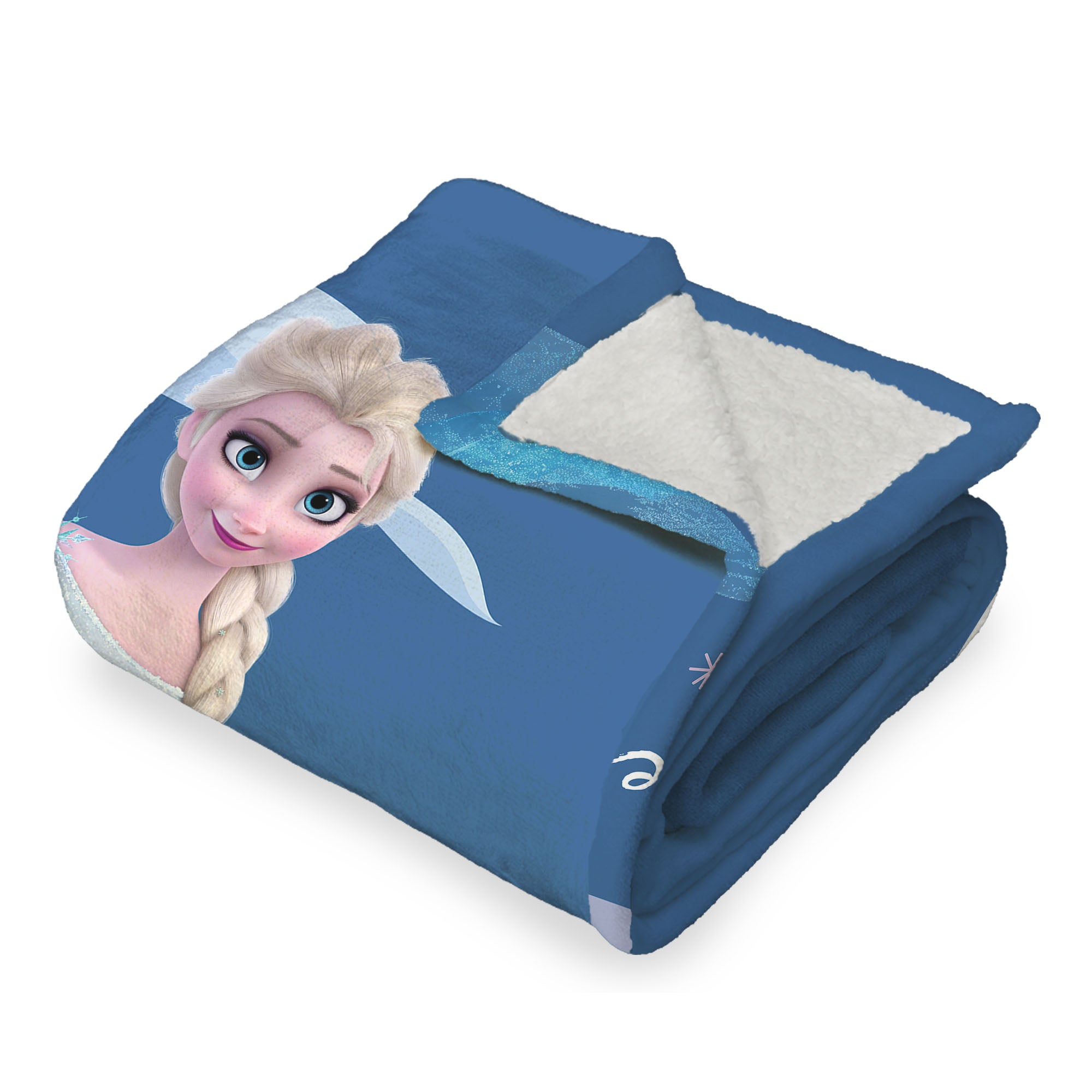 NEW Barefoot Dreams outlet Cozychic Disney Frozen Elsa Blue Throw Blanket