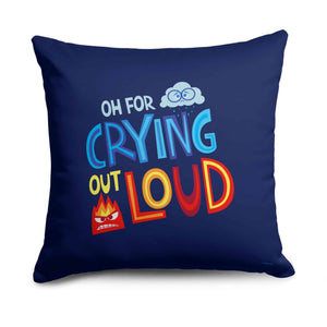 Disney Inside Out 2 Crying Out Loud Throw Pillow 18x18 Inches