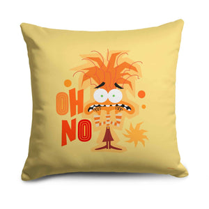 Disney Inside Out 2 Oh No Oh No Throw Pillow 18x18 Inches