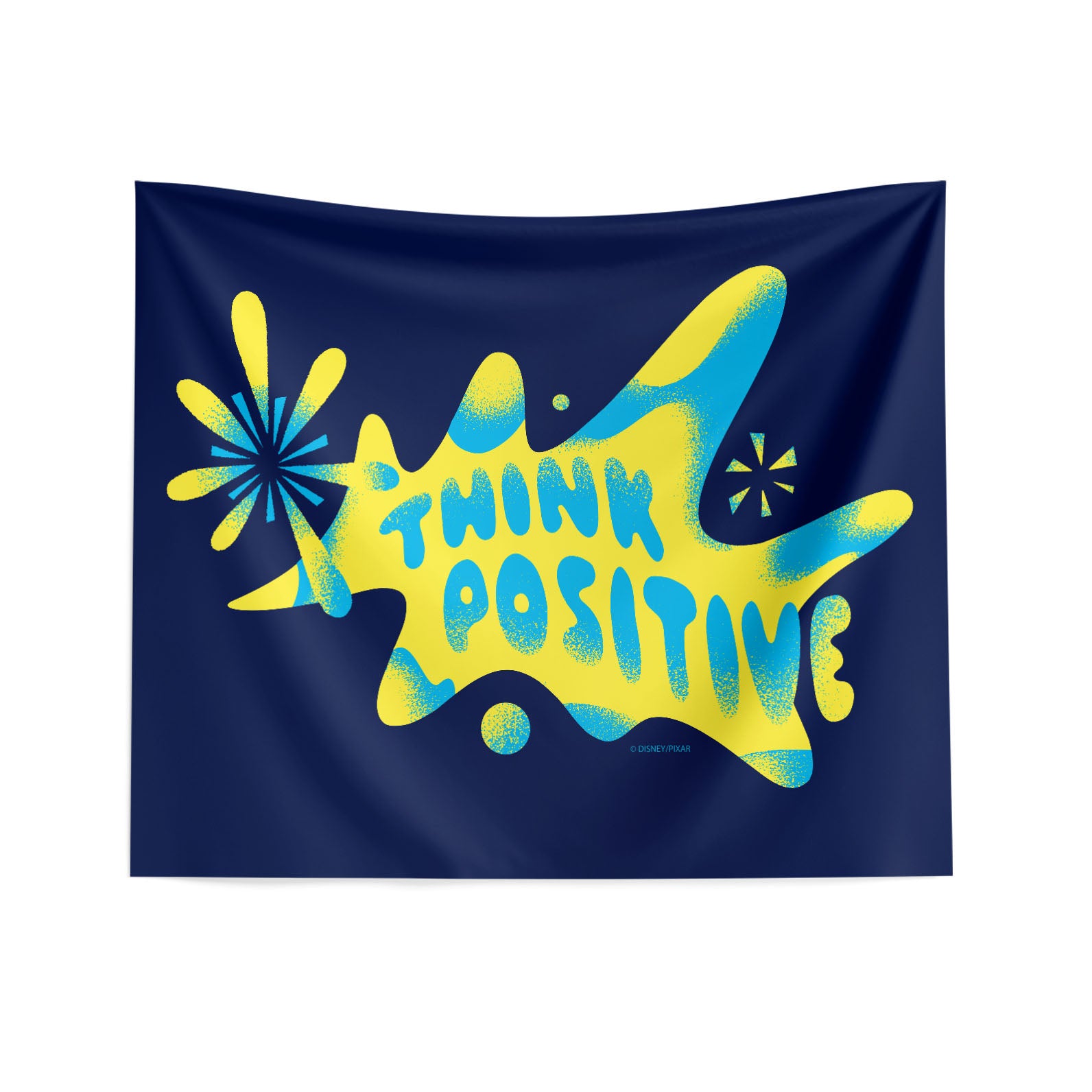 Disney Inside Out 2 Think Positive Wall Hanging 34x40 Inches