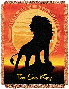 Disney Lion King Pride Woven Jacquard Throw Blanket 46x60 Inches