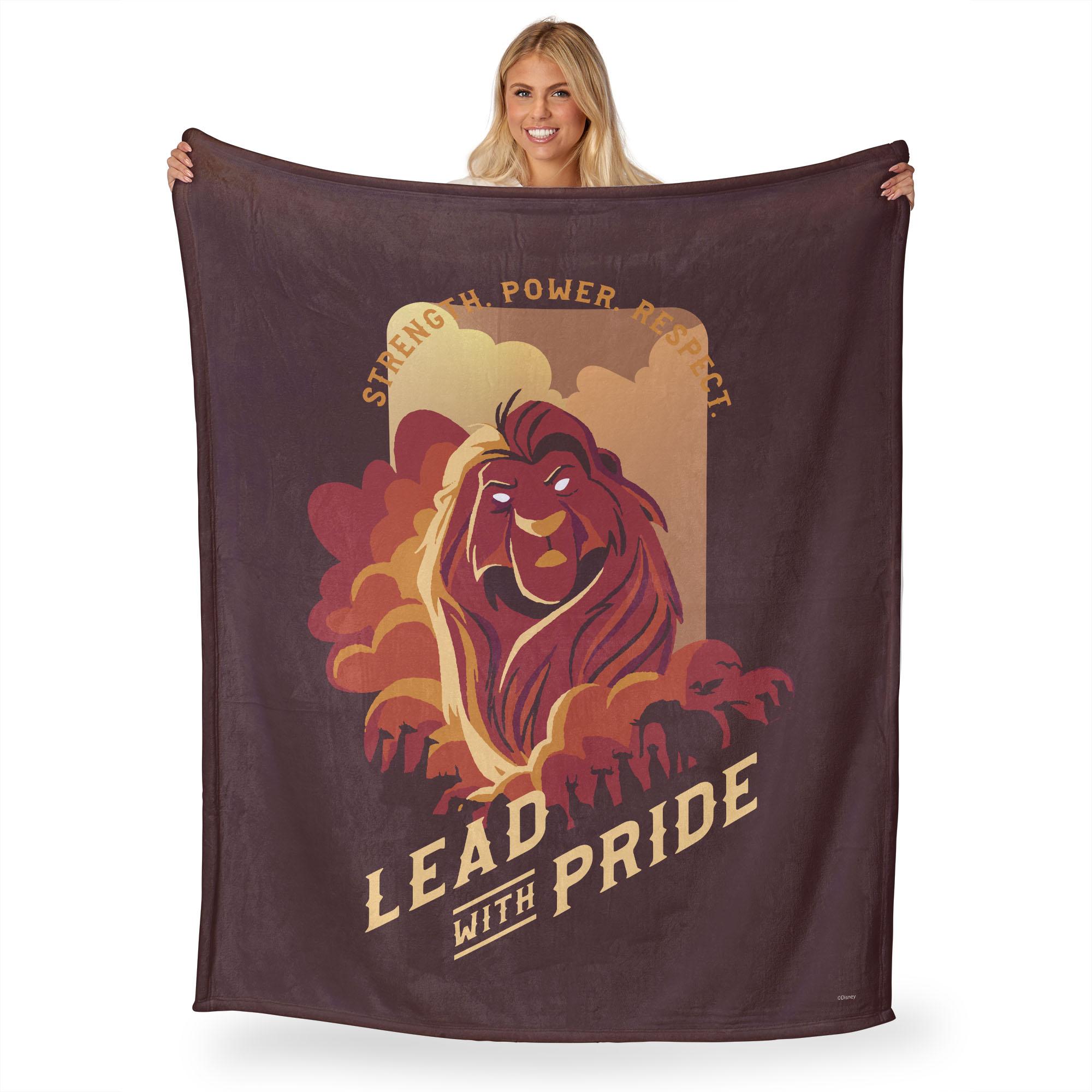 Disney Lion King Lead With Pride Silk Touch Throw Blanket 50x60 Inches