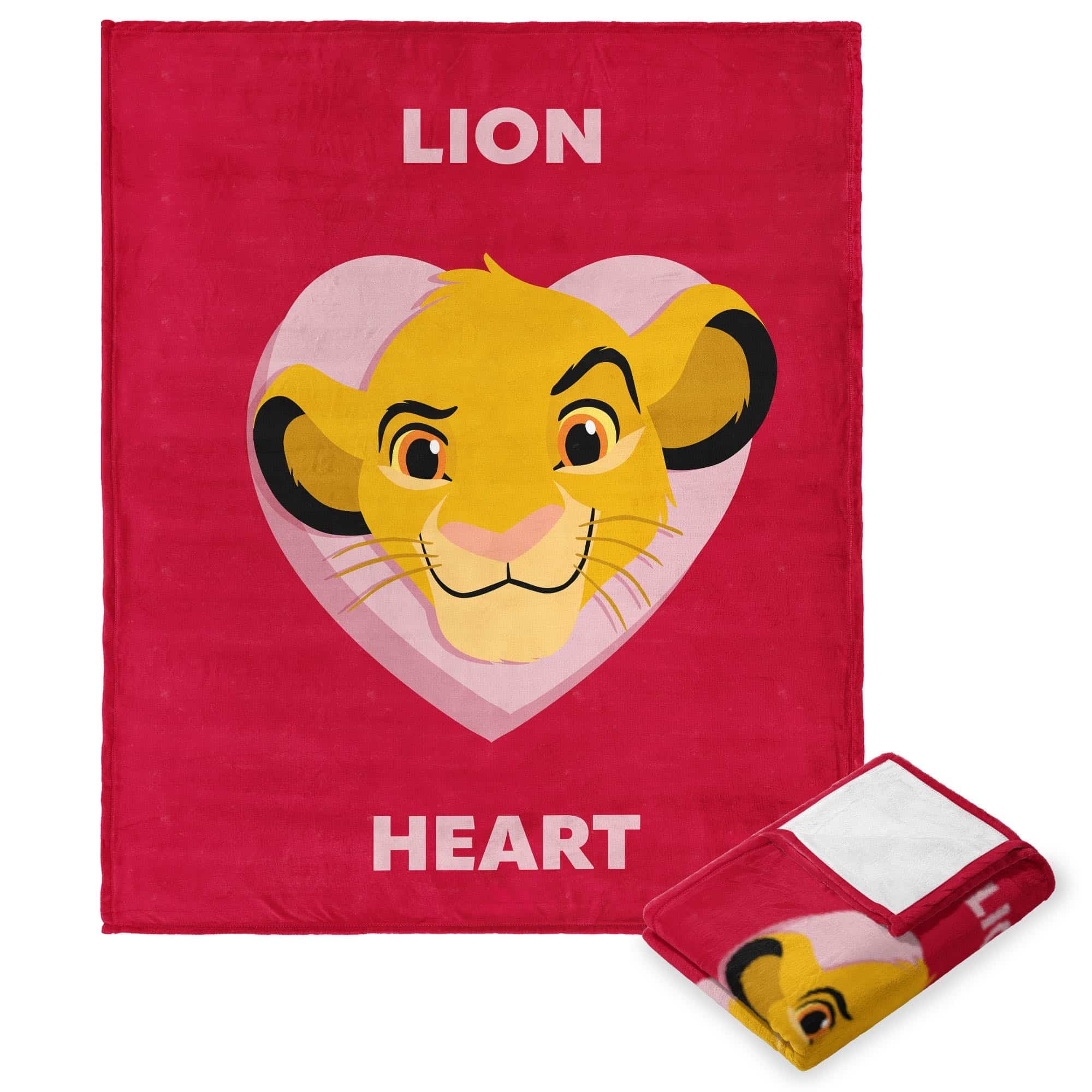 Disney Lion King Lion Heart Silk Touch Throw Blanket 50x60 Inches