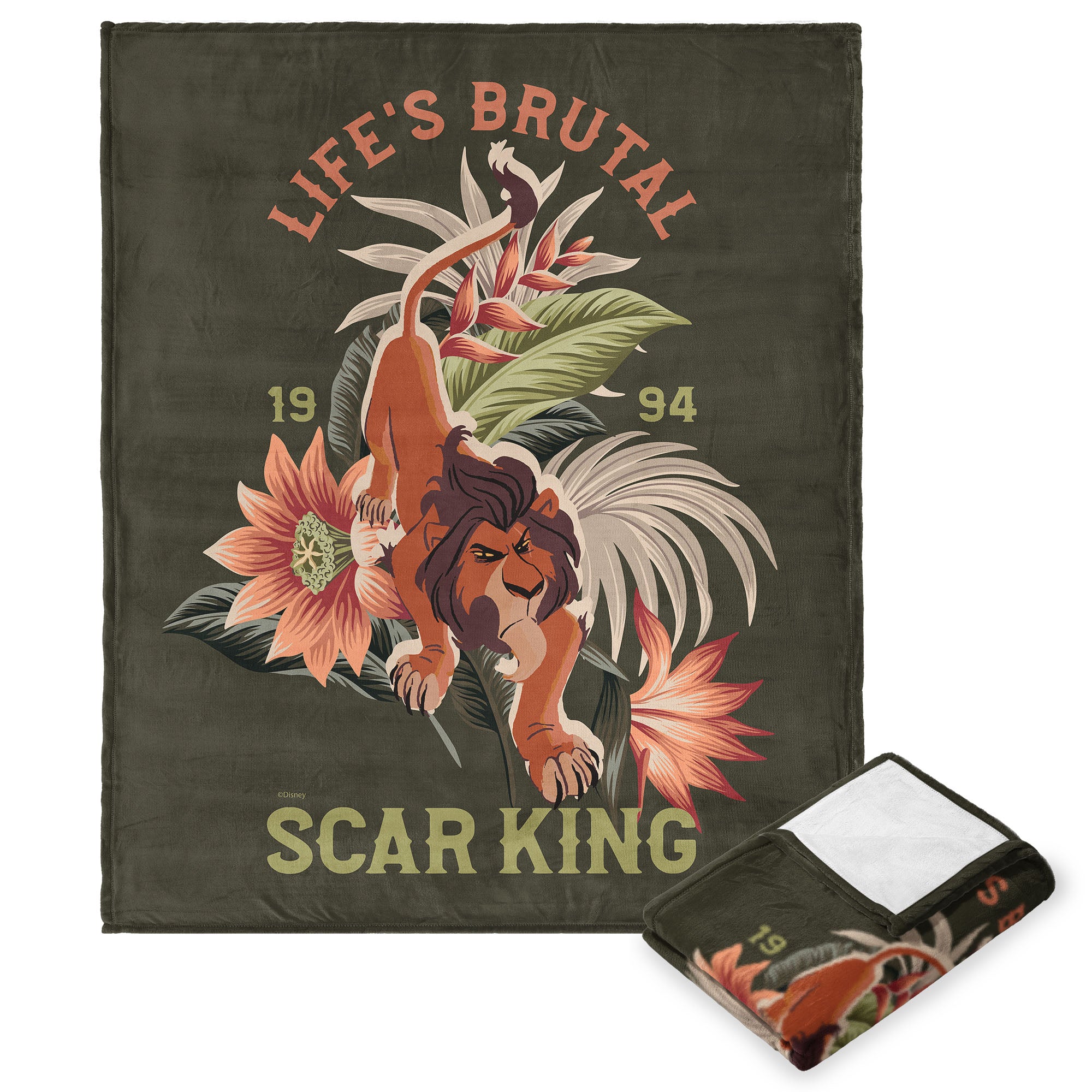 Beacon outlets Disney Simba Lion King tapestry Throw Blanket 60x48