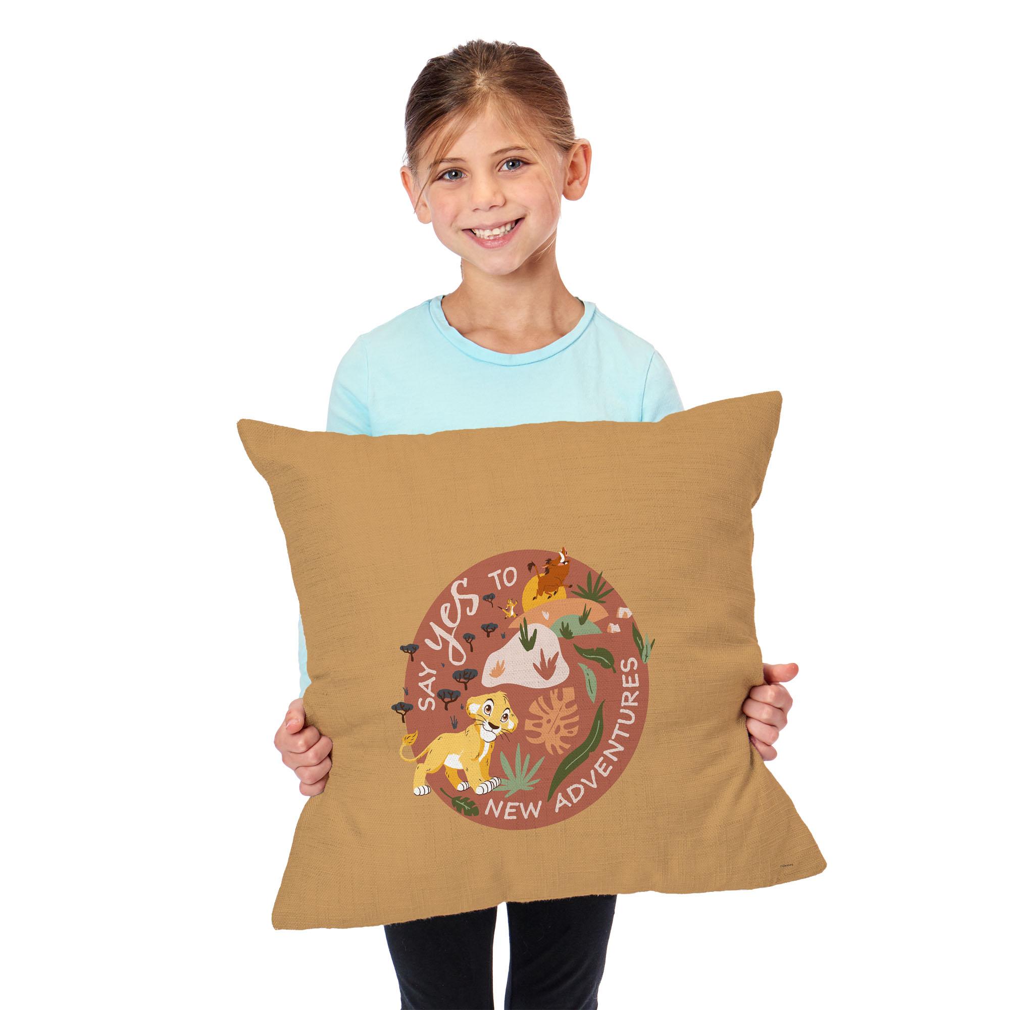 Disney Lion King Say Yes Throw Pillow 18x18 Inches