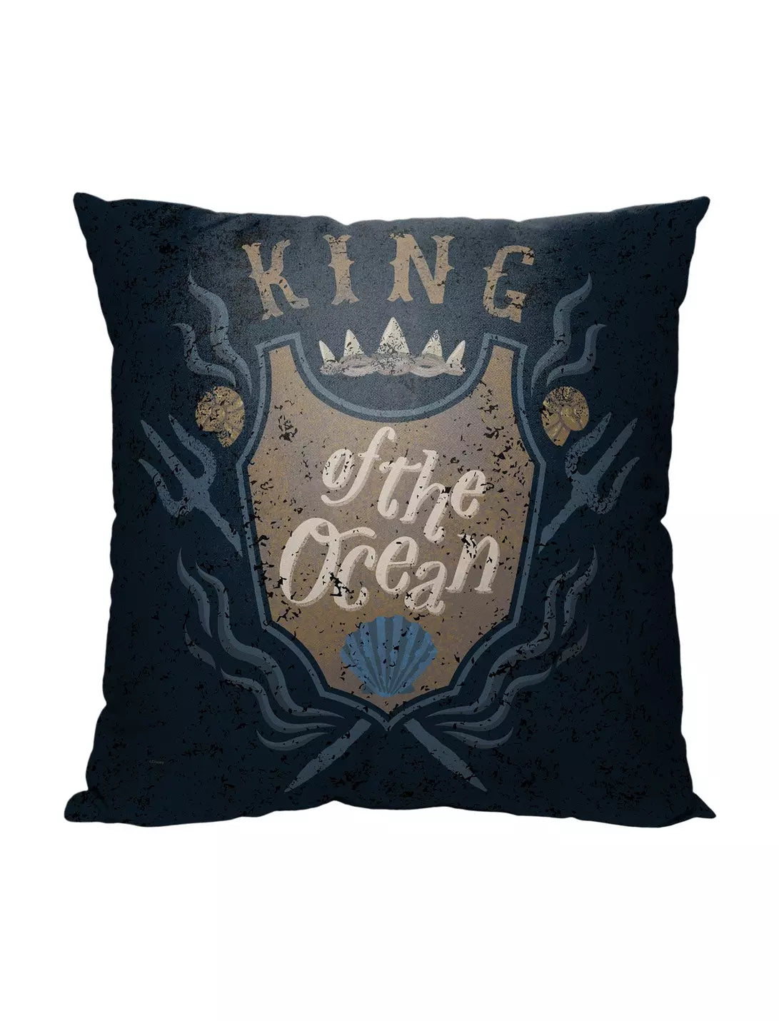 Disney Little Mermaid King Of The Sea Throw Pillow 18x18 Inches