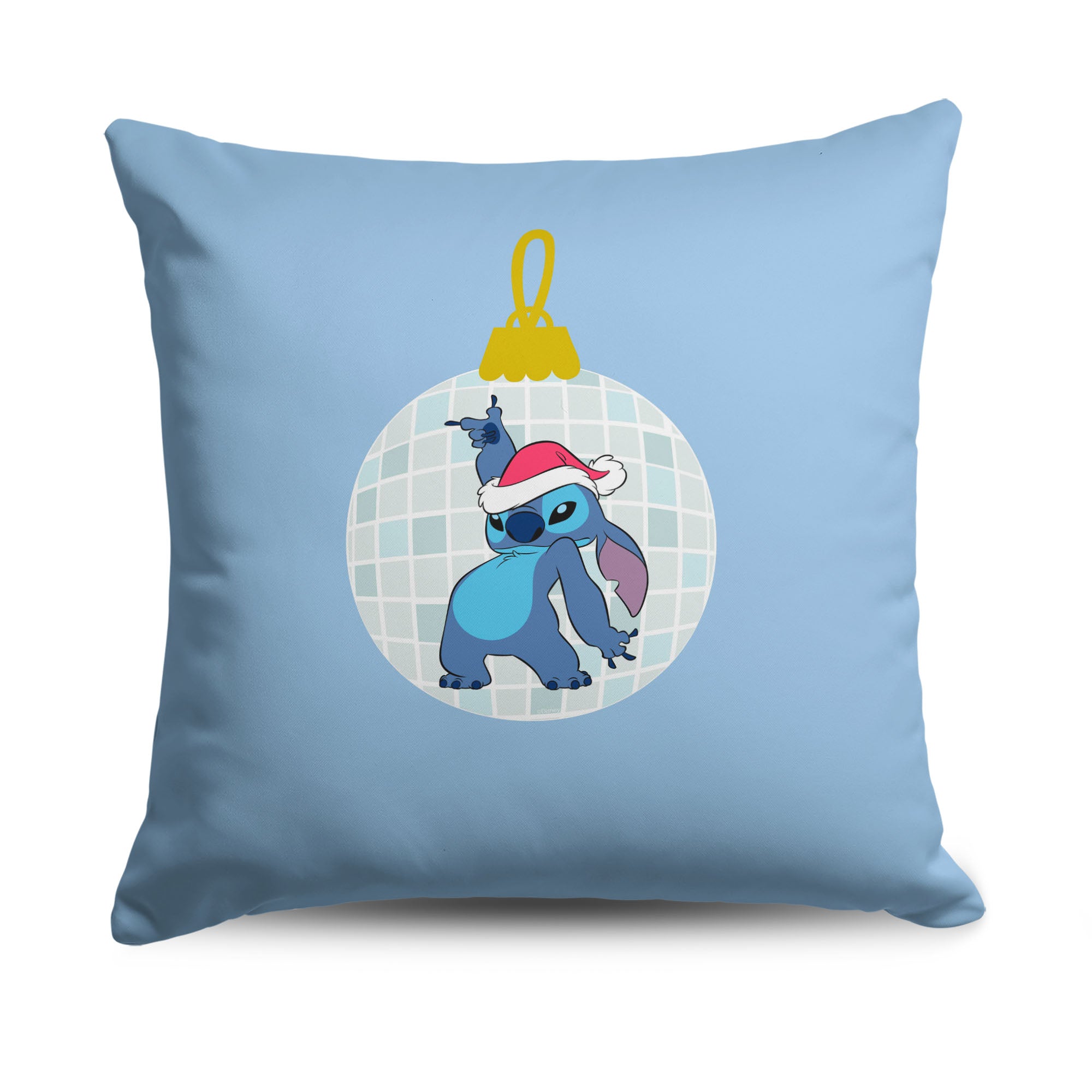 Disney Lilo & Stitch Disco Stitch Throw Pillow 18X18 Inches