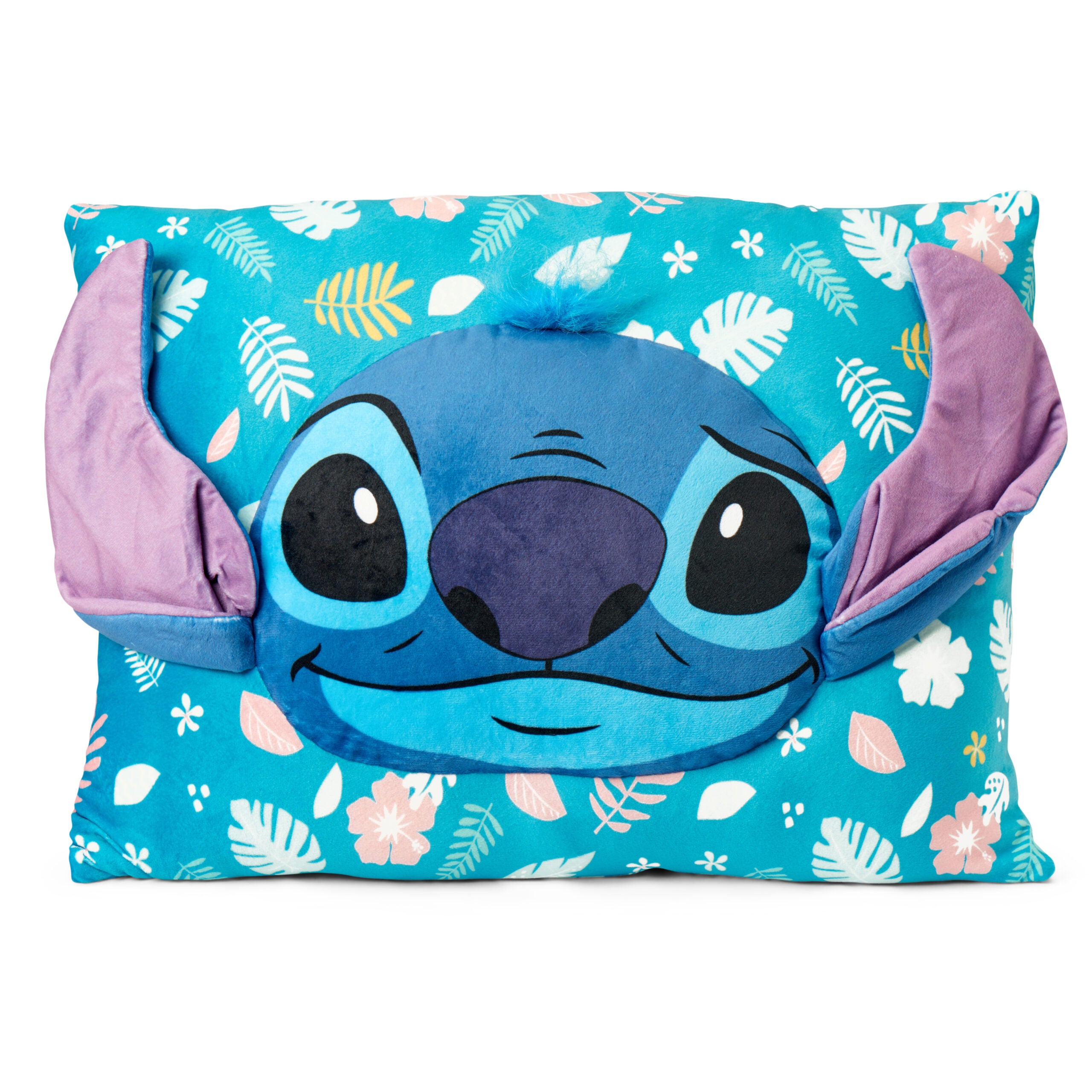 Disney Lilo and Stitch Alien Dreams Silk Touch Throw Blanket 50X60 inches with Plush Pocket Pillow 14X20 inches