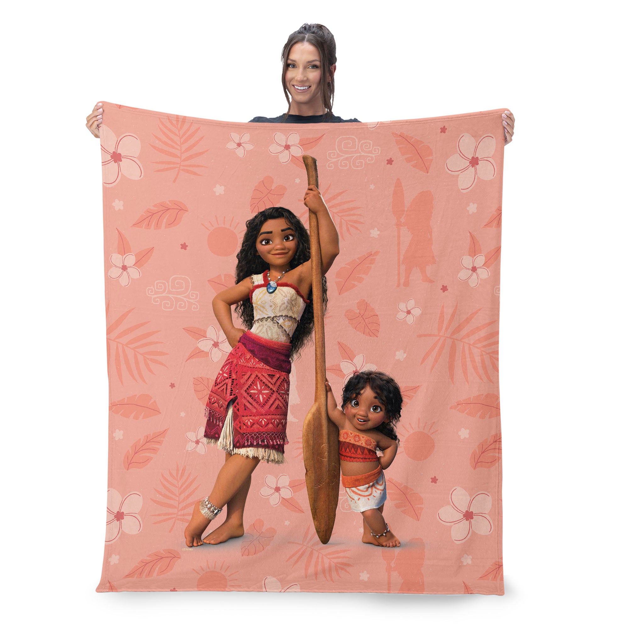 Disney Moana 2 Sisters Forever Silk Touch Throw Blanket 50X60 Inches