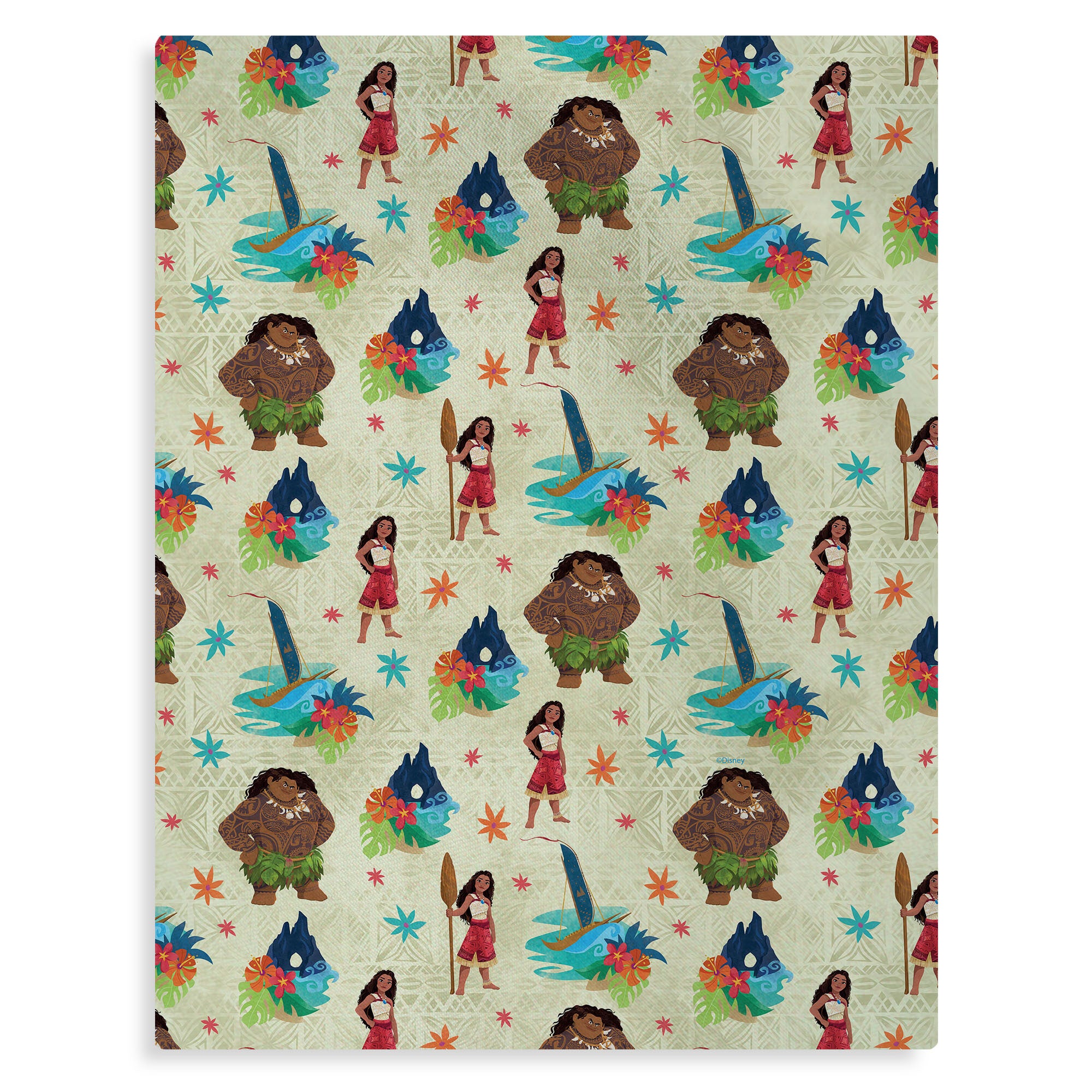 Disney Moana Maui Pattern Washable Rug 62X85