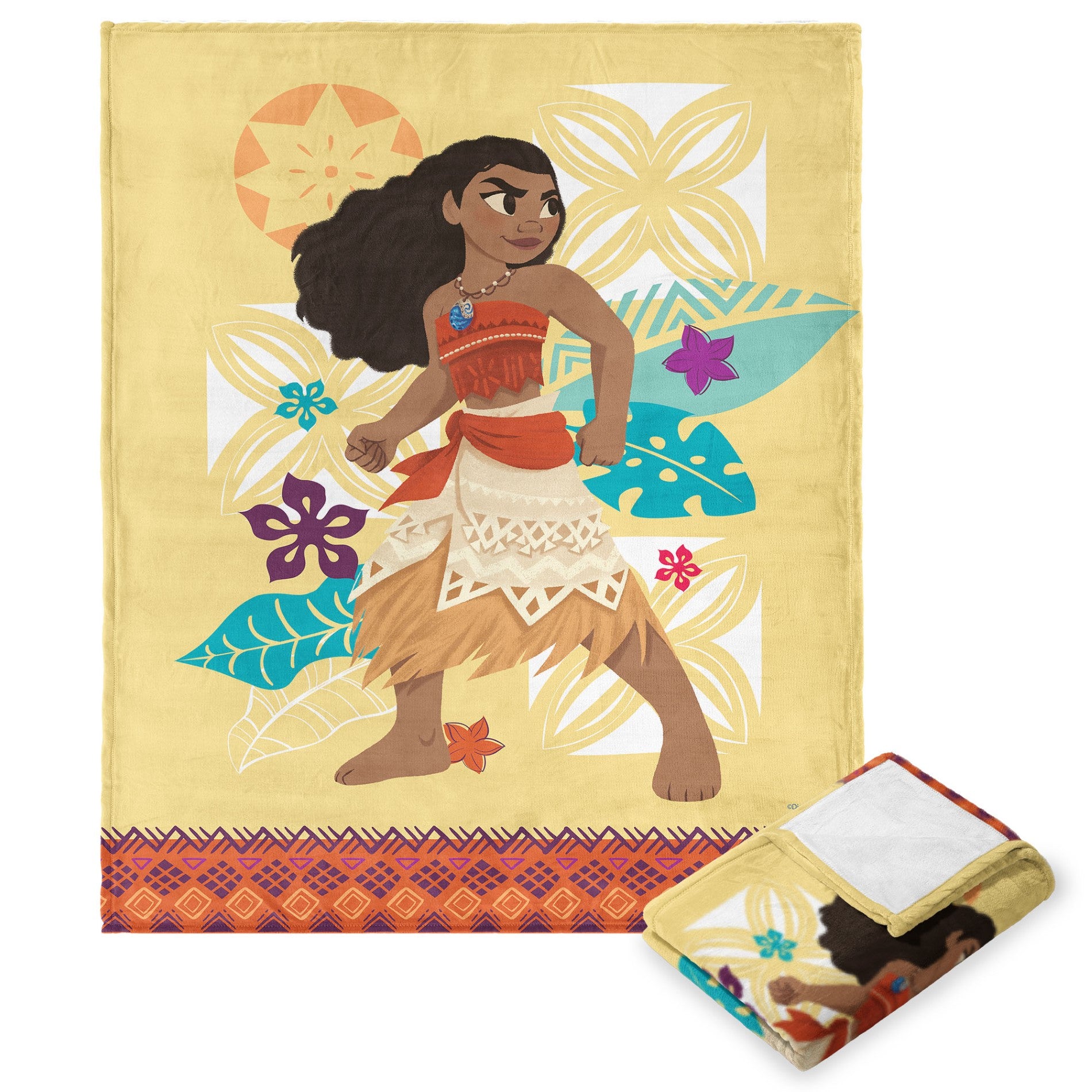 Disney Moana Powerful Adventurer Silk Touch Throw Blanket 40x50 Inches
