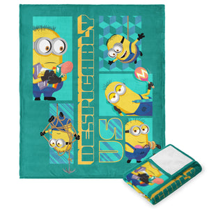 Universal Despicable Me 4 Minion Bonanza Cloud Throw Blanket 50x60 Inches