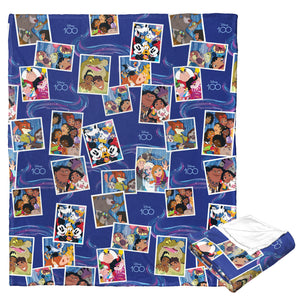 Disney D100 Polaroids Silk Touch Throw Blanket 50x60 Inches