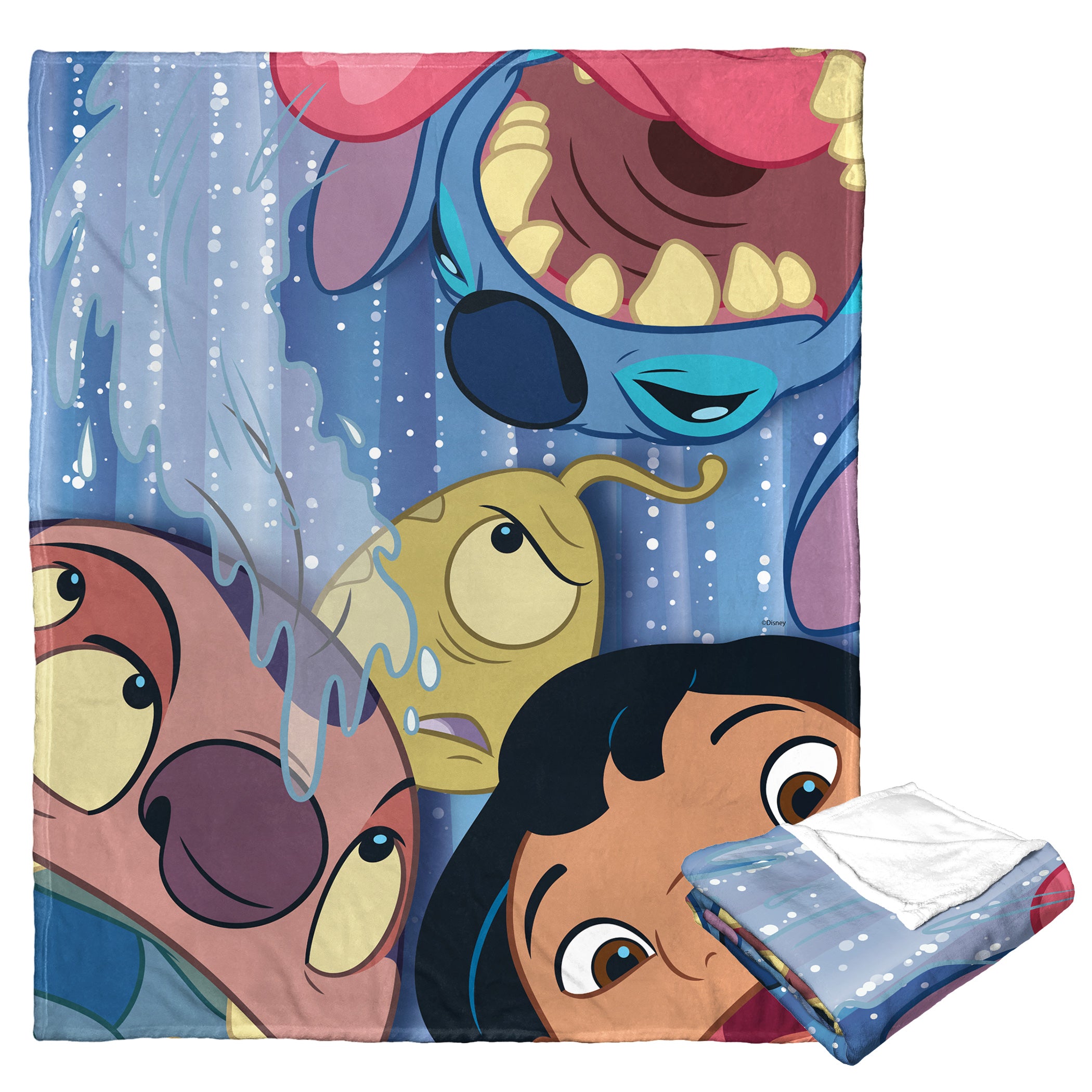 Disney D100 Ohana Silk Touch Throw Blanket 50x60 Inches