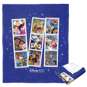 Disney D100 Photo Strips Silk Touch Throw Blanket 50x60 Inches