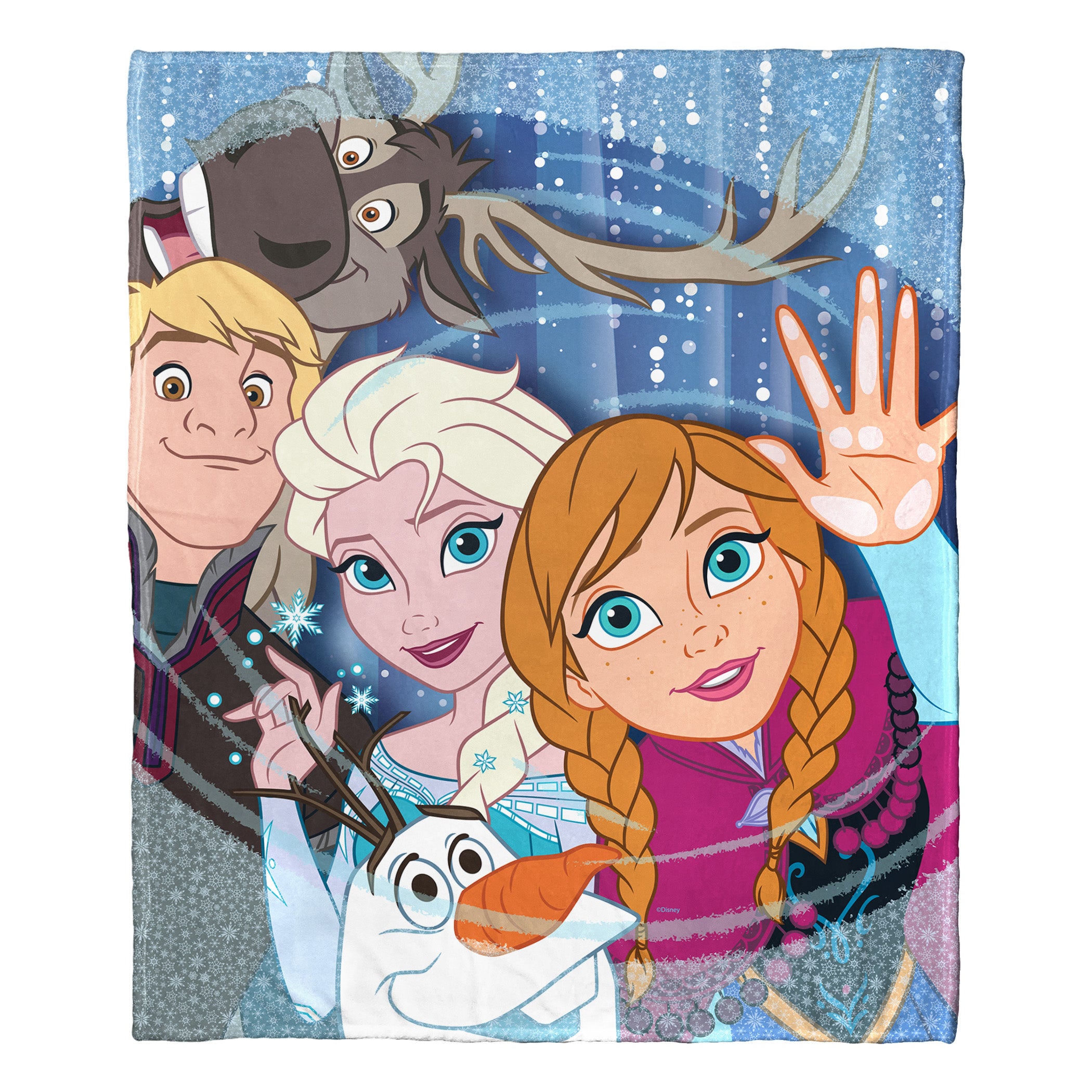 Disney D100 Frozen Family Silk Touch Throw Blanket 50x60 Inches