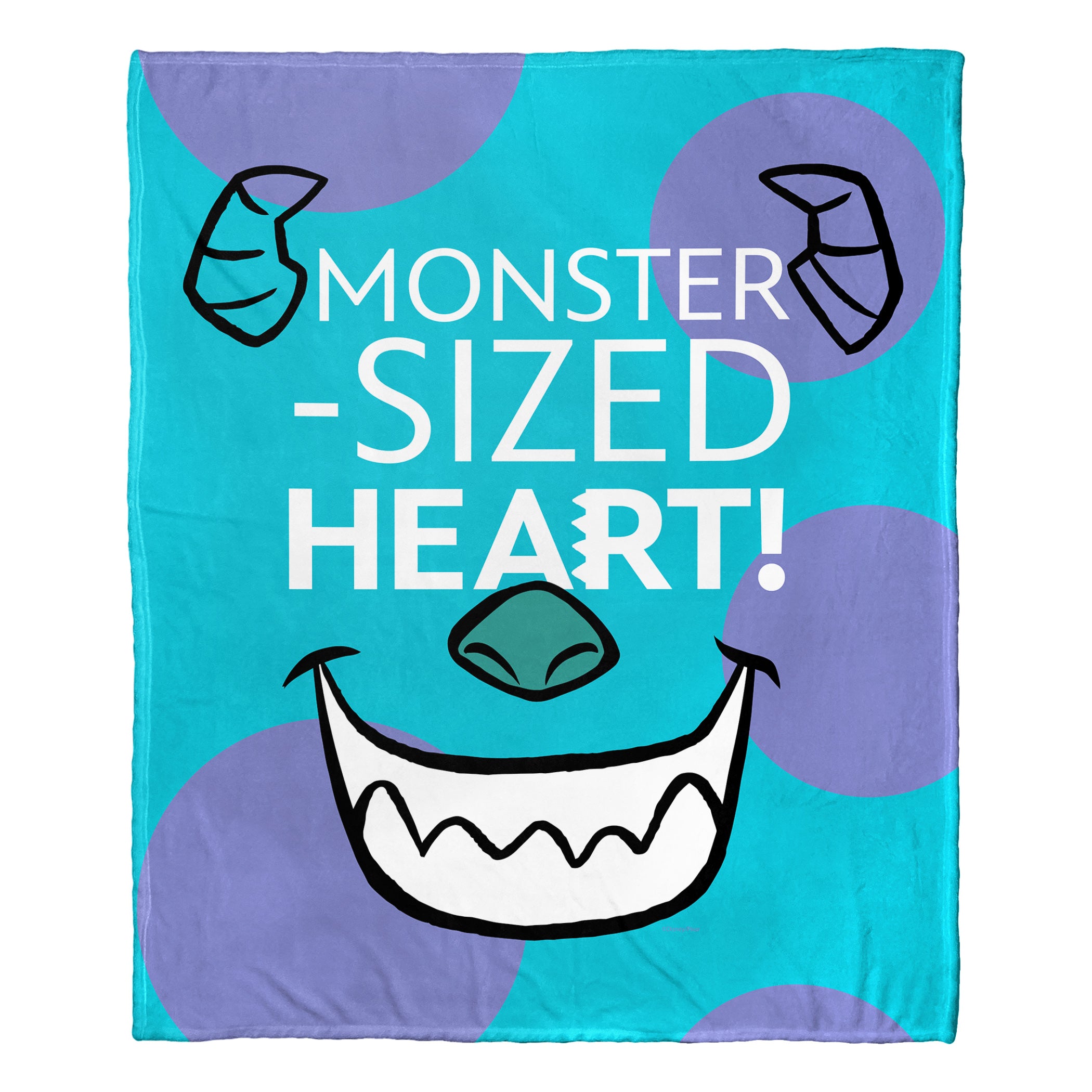 Disney D100 Monster Sized Heart Silk Touch Throw Blanket 50x60 Inches