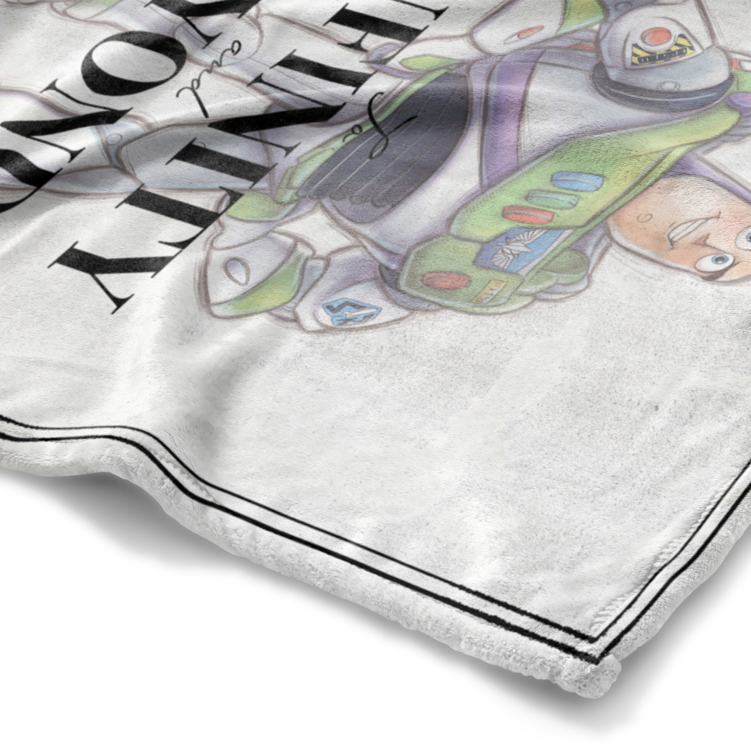 Disney D100 To Infinity And Beyond Silk Touch Throw Blanket 50x60 Inches