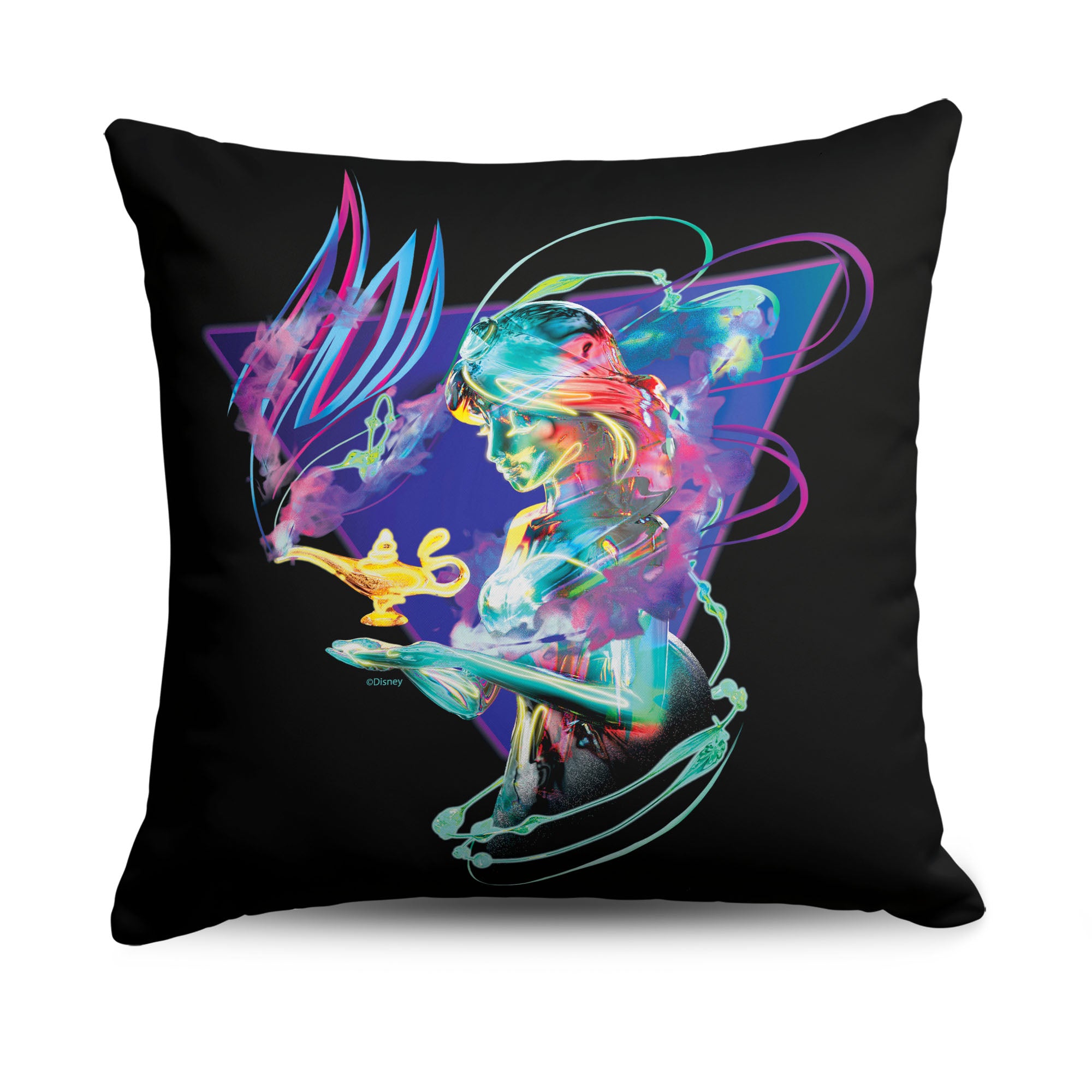 Disney D100 Magic Lamp Throw Pillow 18x18 Inches