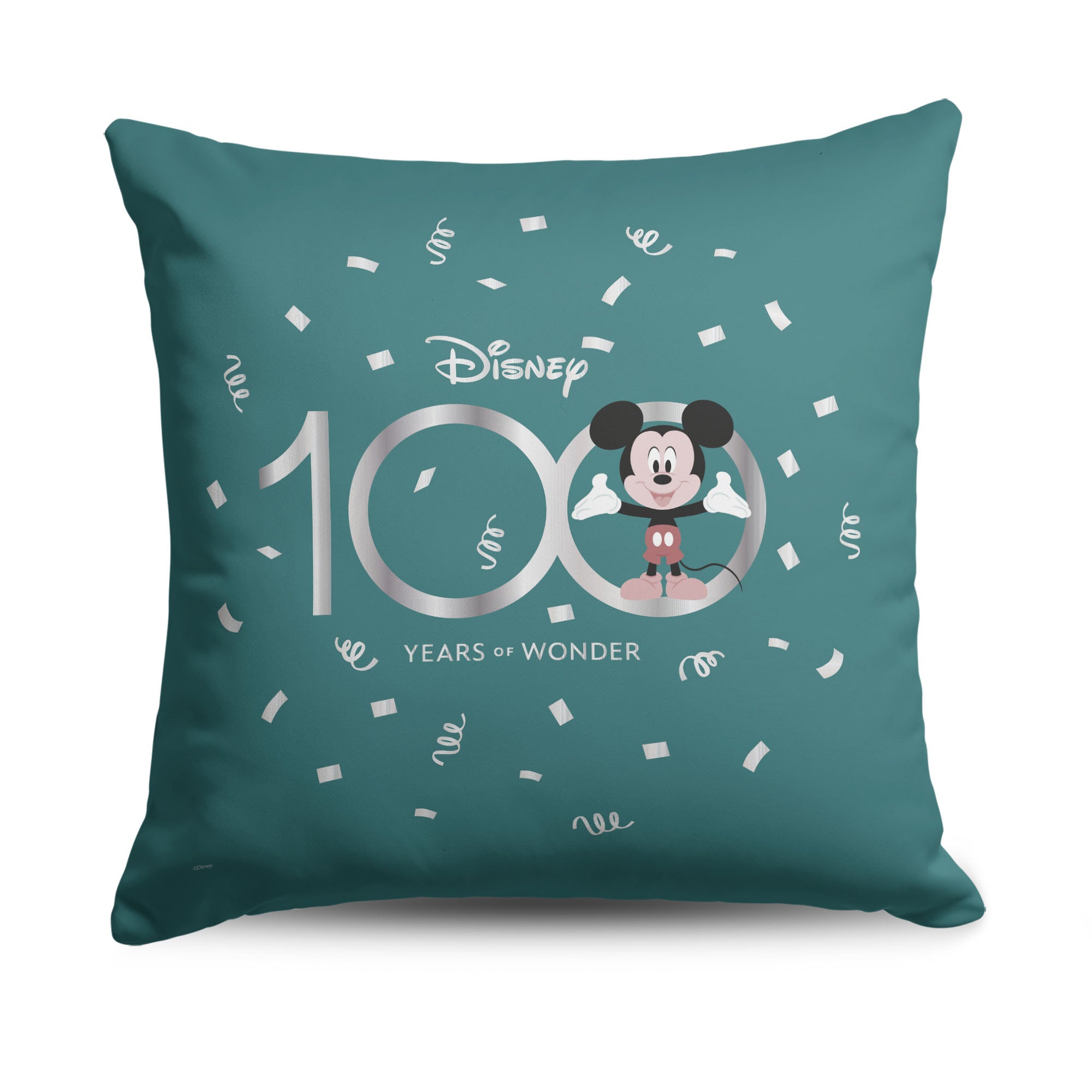 Disney D100 Platinum 100 Throw Pillow 18x18 Inches