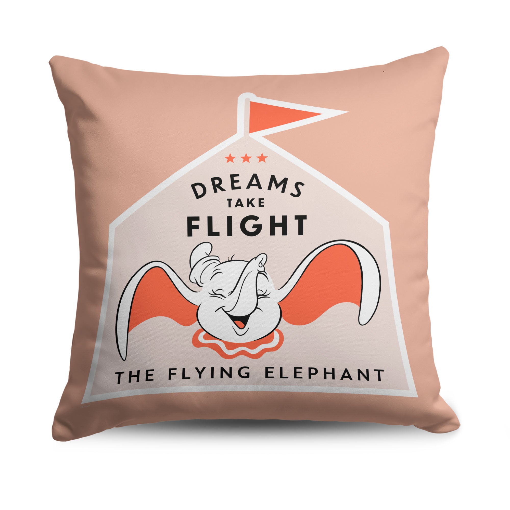 Disney D100 Take Flight Throw Pillow 18x18 Inches