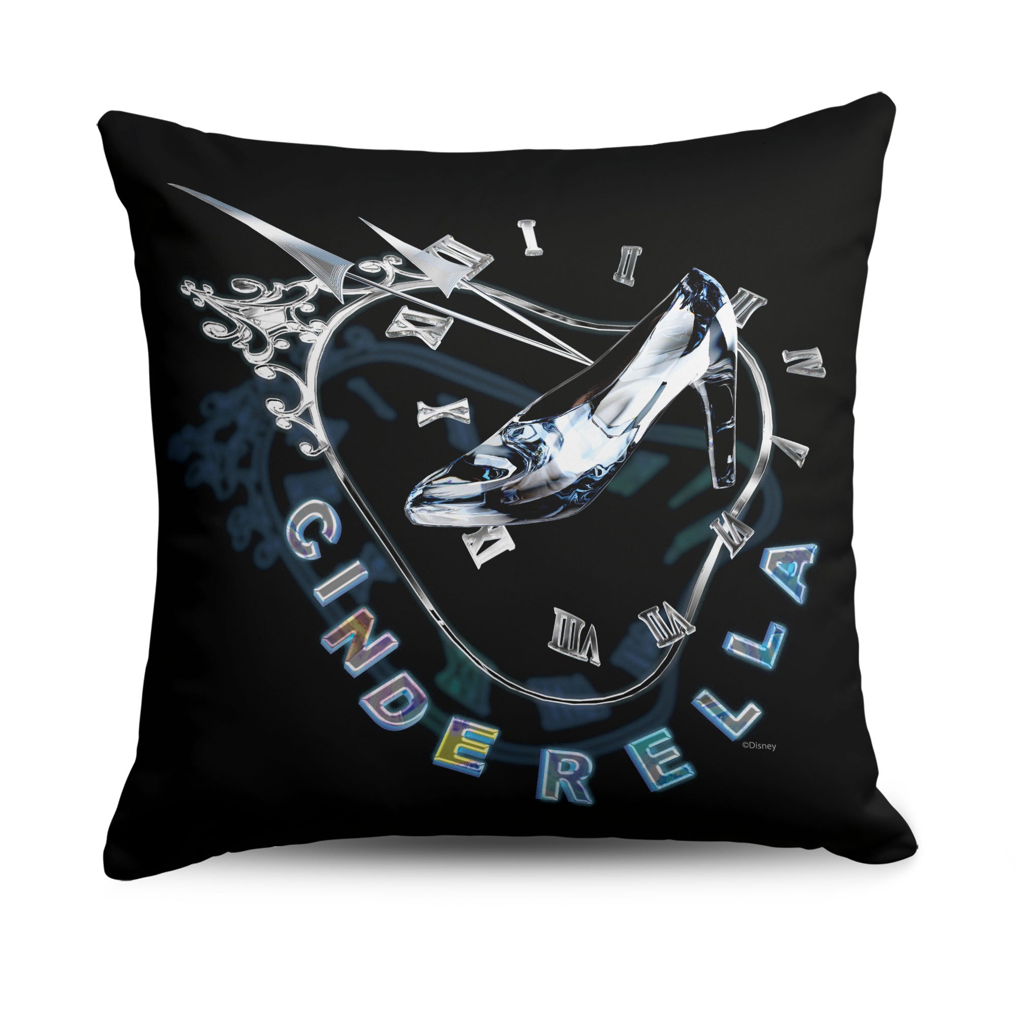 Disney D100 Warped Time Throw Pillow 18x18 Inches