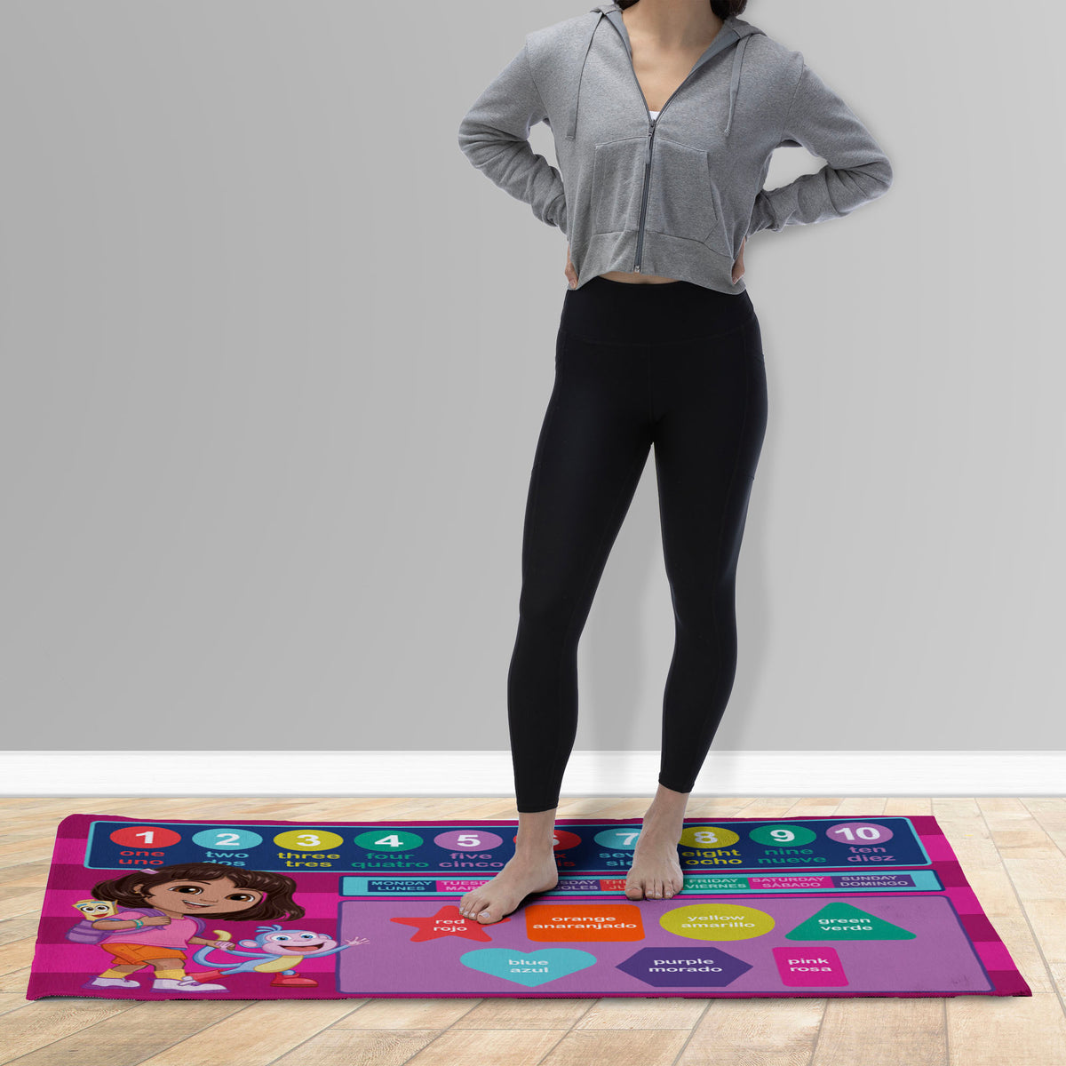 Dora Rug Nickelodeon Dora the Explorer Vamanos Washable Rug 36x62 inches