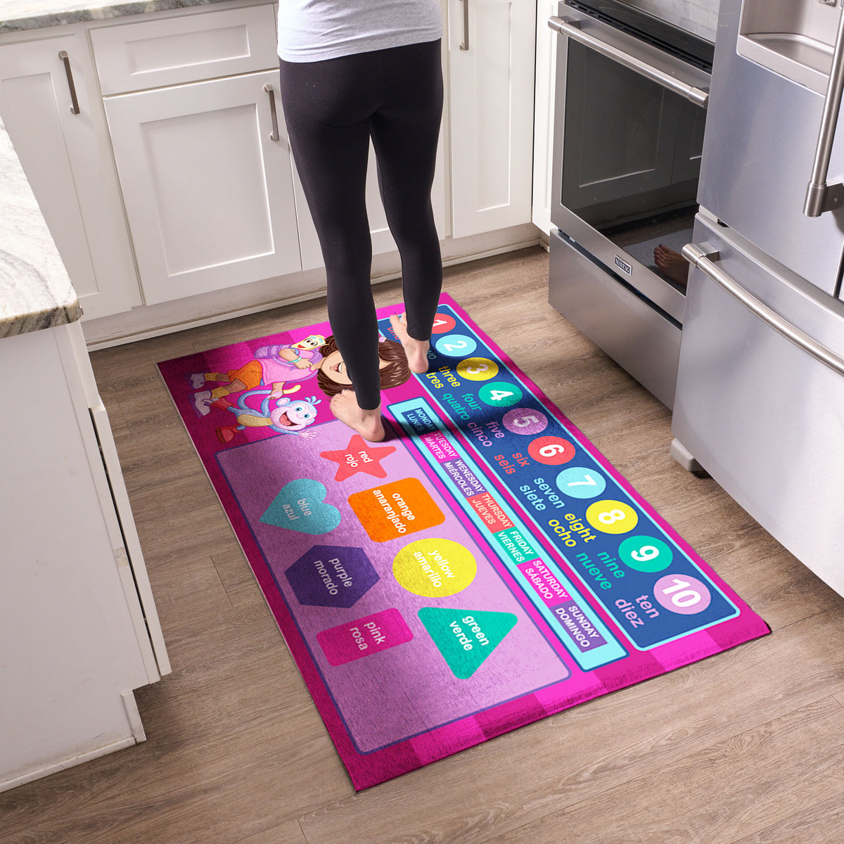 Dora Rug Nickelodeon Dora the Explorer Vamanos Washable Rug 36x62 inches