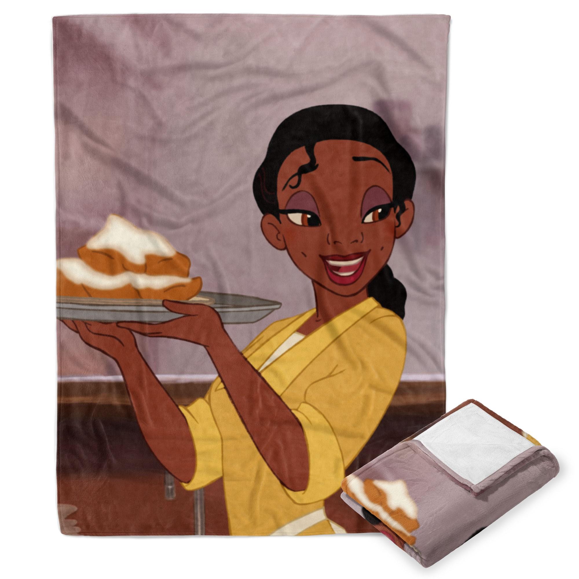 Disney Princesses Fresh Beignets Silk Touch Throw Blanket 60x80 Inches