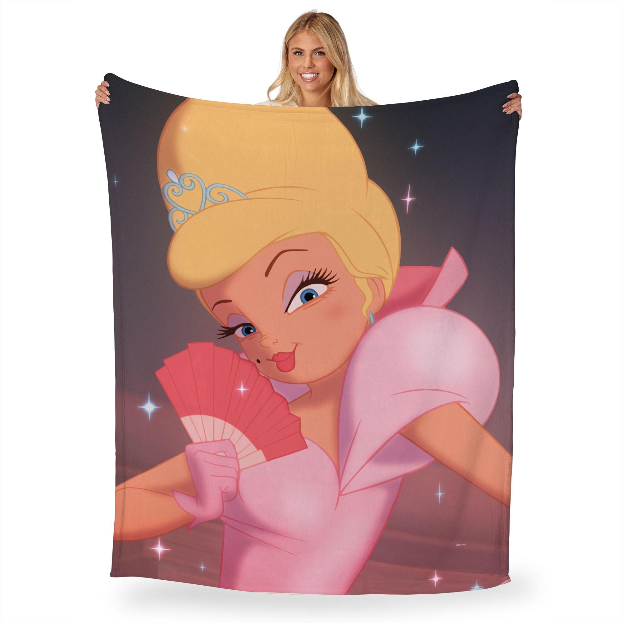 Disney Princesses Charlotte La Bouff Silk Touch Throw Blanket 60x80 Inches