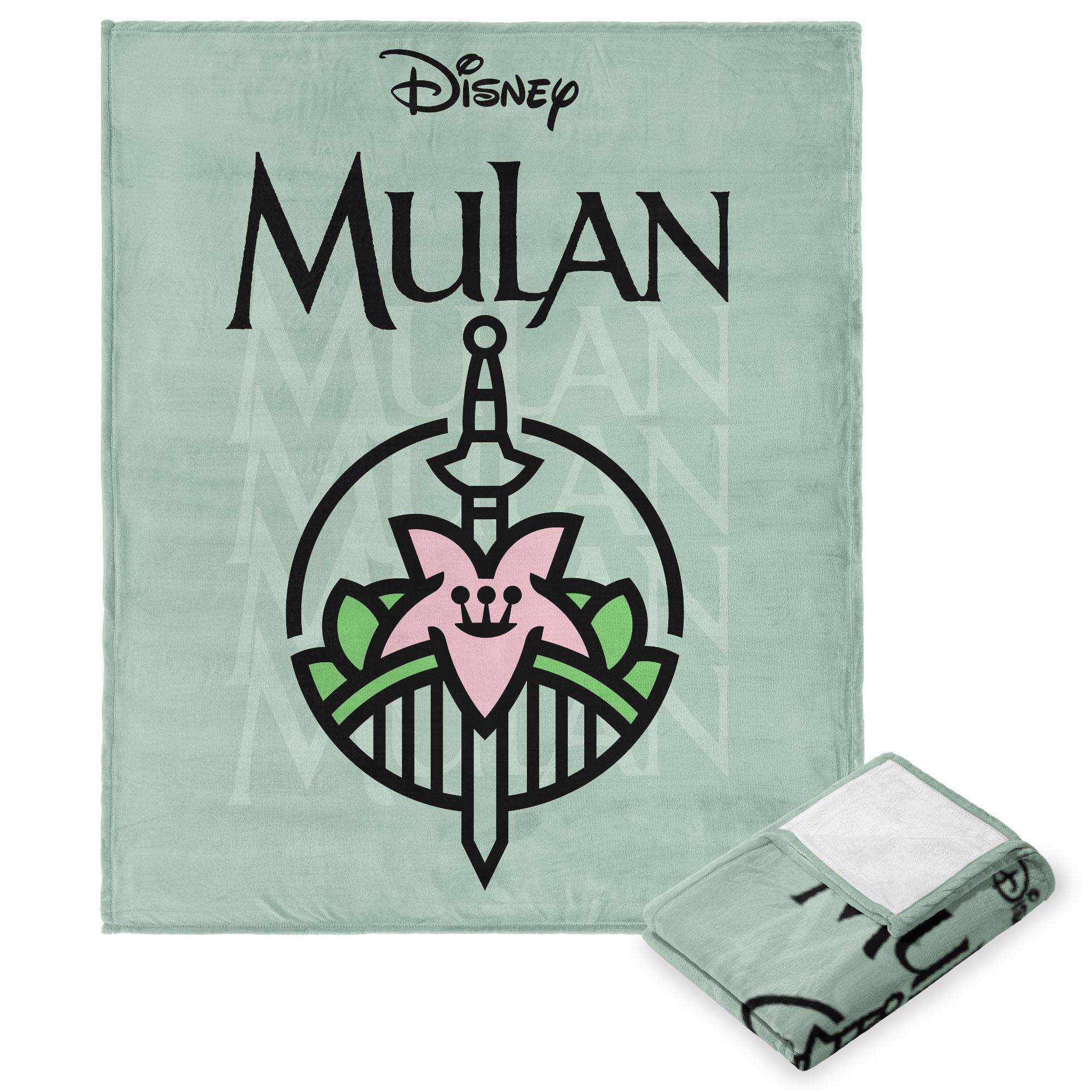 Disney Princesses Iconic Mulan Silk Touch Throw Blanket 50x60 Inches