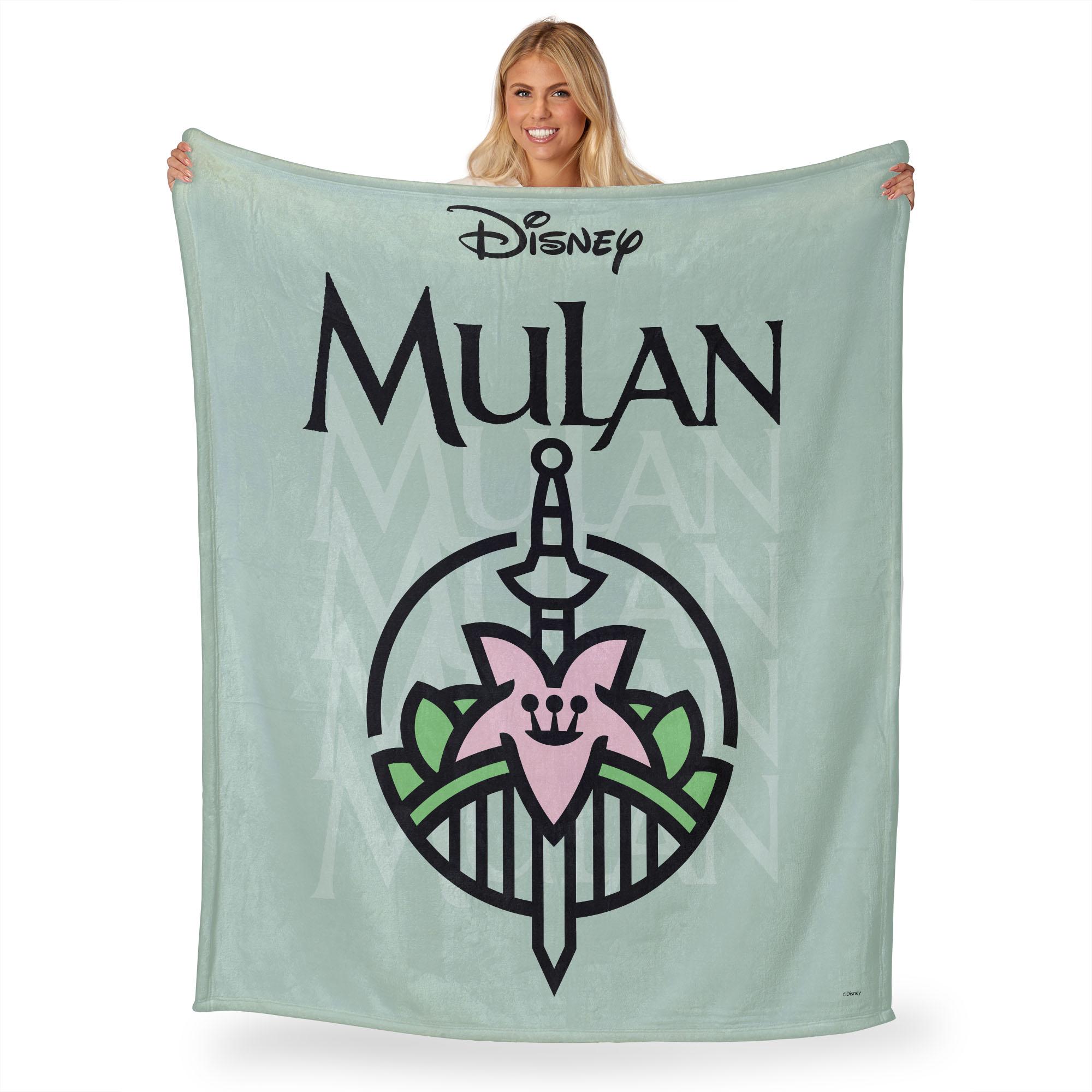 Disney Princesses Iconic Mulan Silk Touch Throw Blanket 50x60 Inches