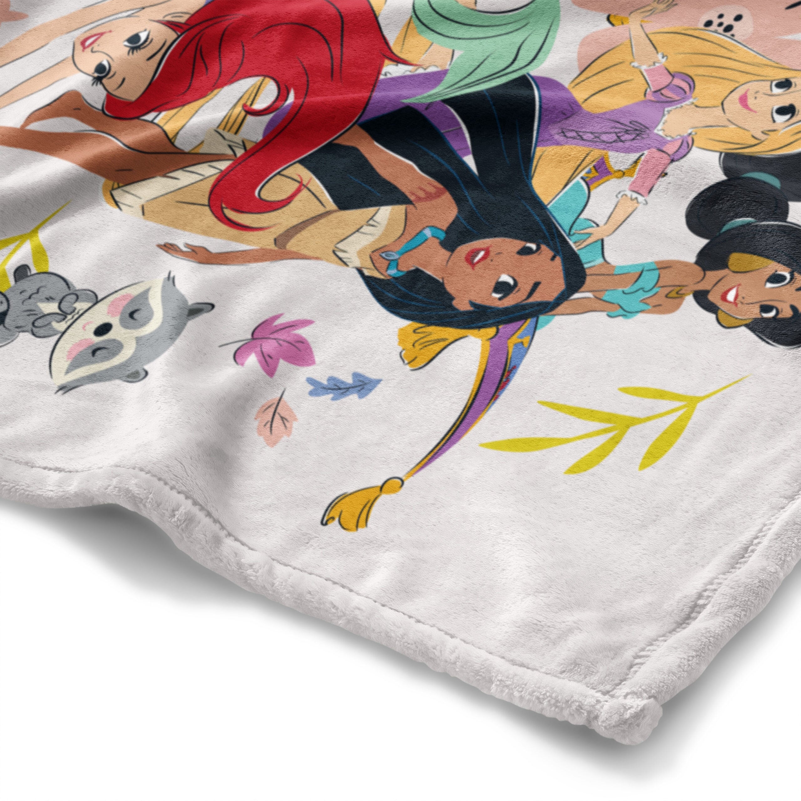 Disney Princesses Heart of A Princess Fun Together Silk Touch Throw Blanket 50x60 Inches