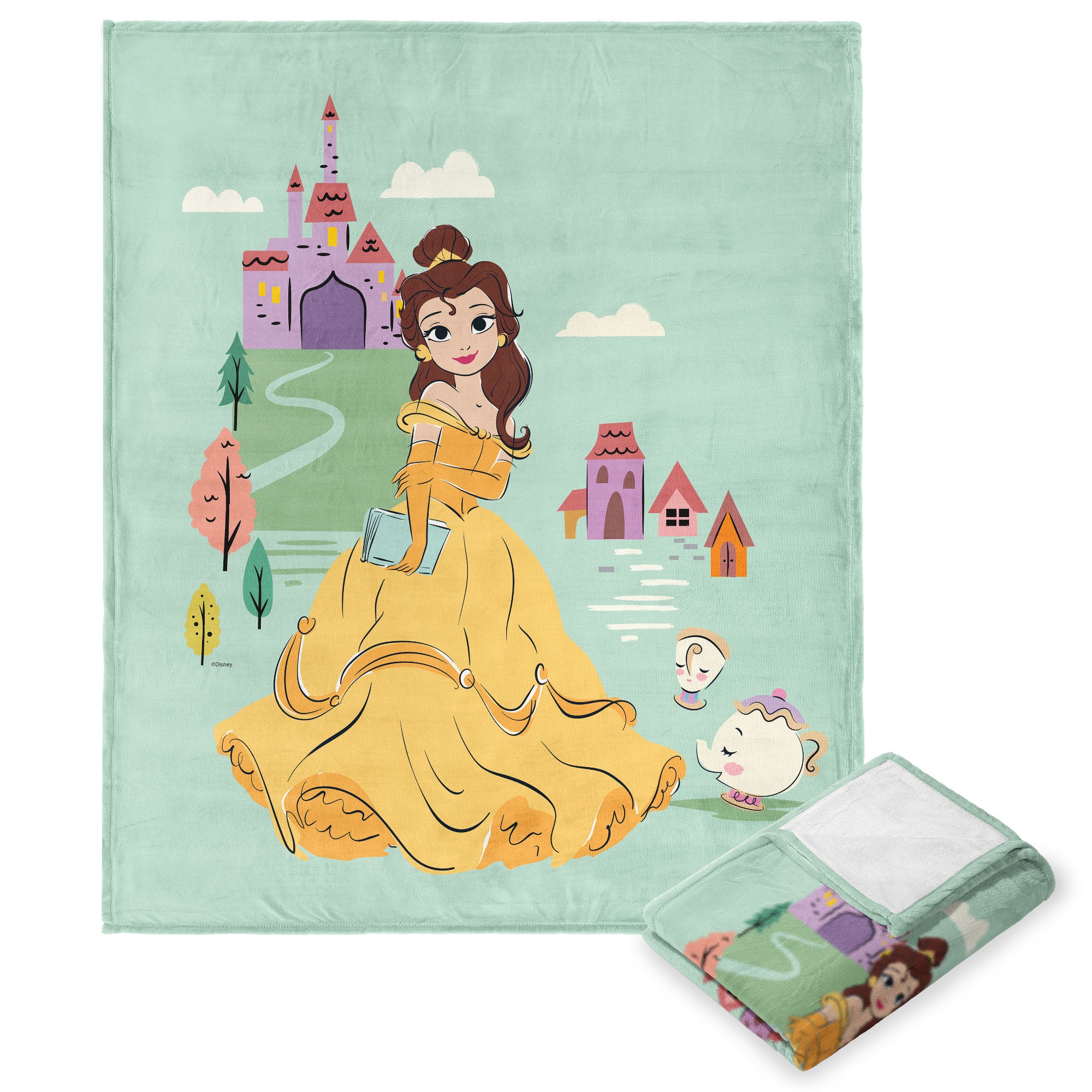 Disney Princesses Heart of A Princess Fierce Girl Silk Touch Throw Blanket 50x60 Inches