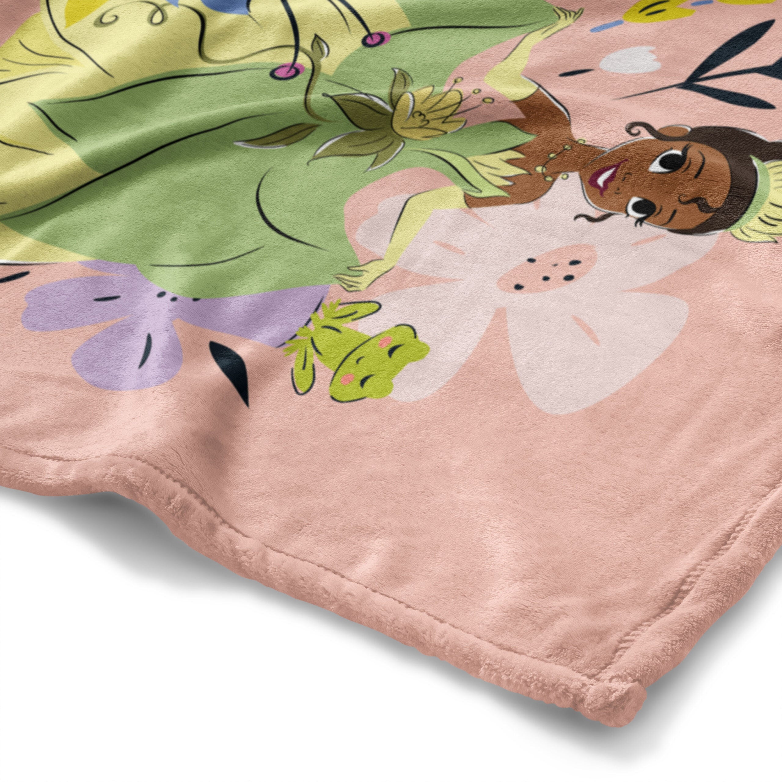 Disney Princesses Heart of A Princess Dreamer Tiana Silk Touch Throw Blanket 50x60 Inches