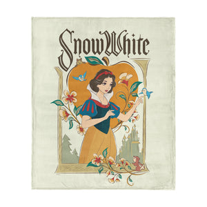 Disney Snow White Big Apple Silk Touch Throw Blanket 40 x 50 inches