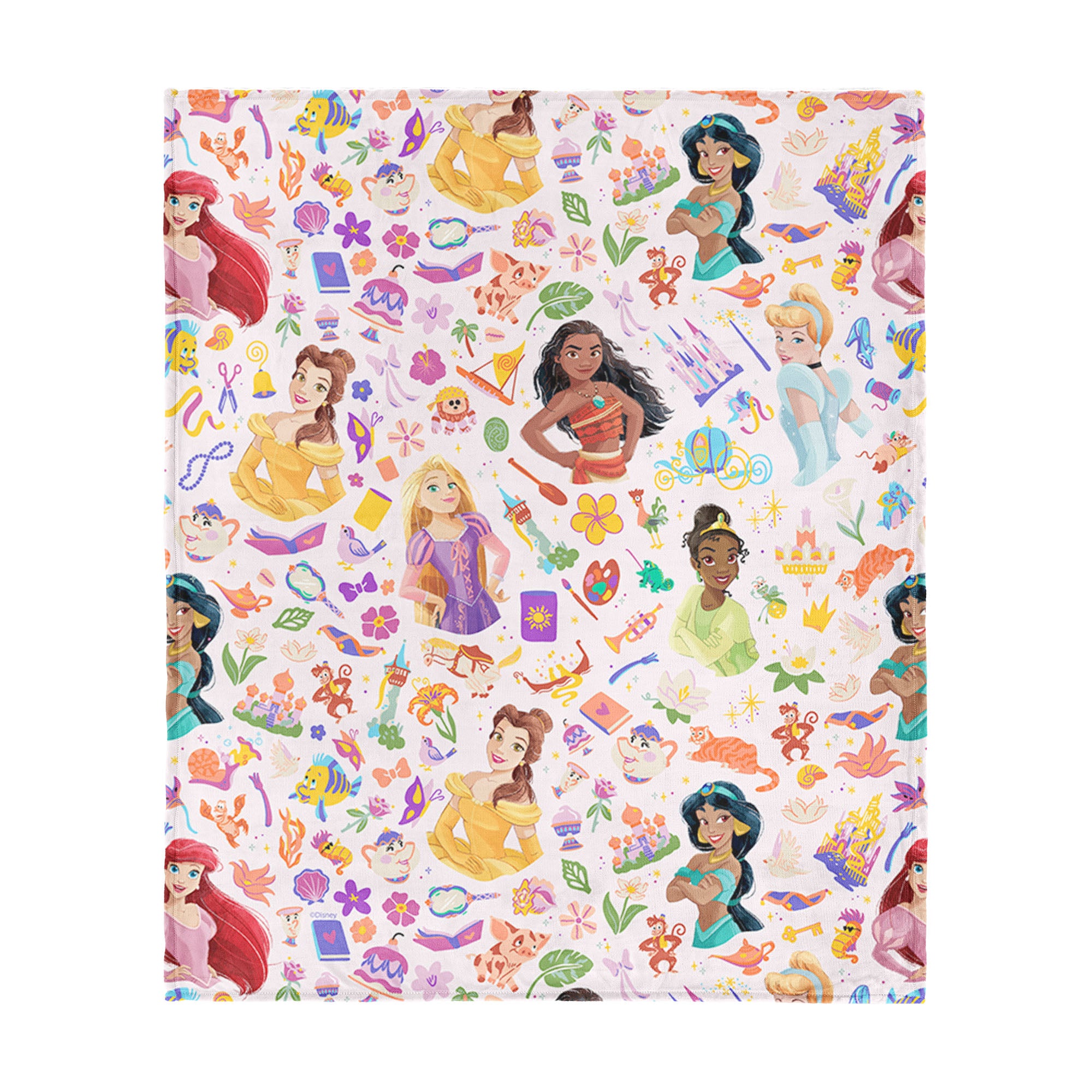 Disney Princess All Princesses Silk Touch Throw Blanket 46x60 inches