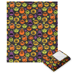 Disney Pixar Jack-o'-lanterns Silk Touch Throw Blanket 50X60 Inches